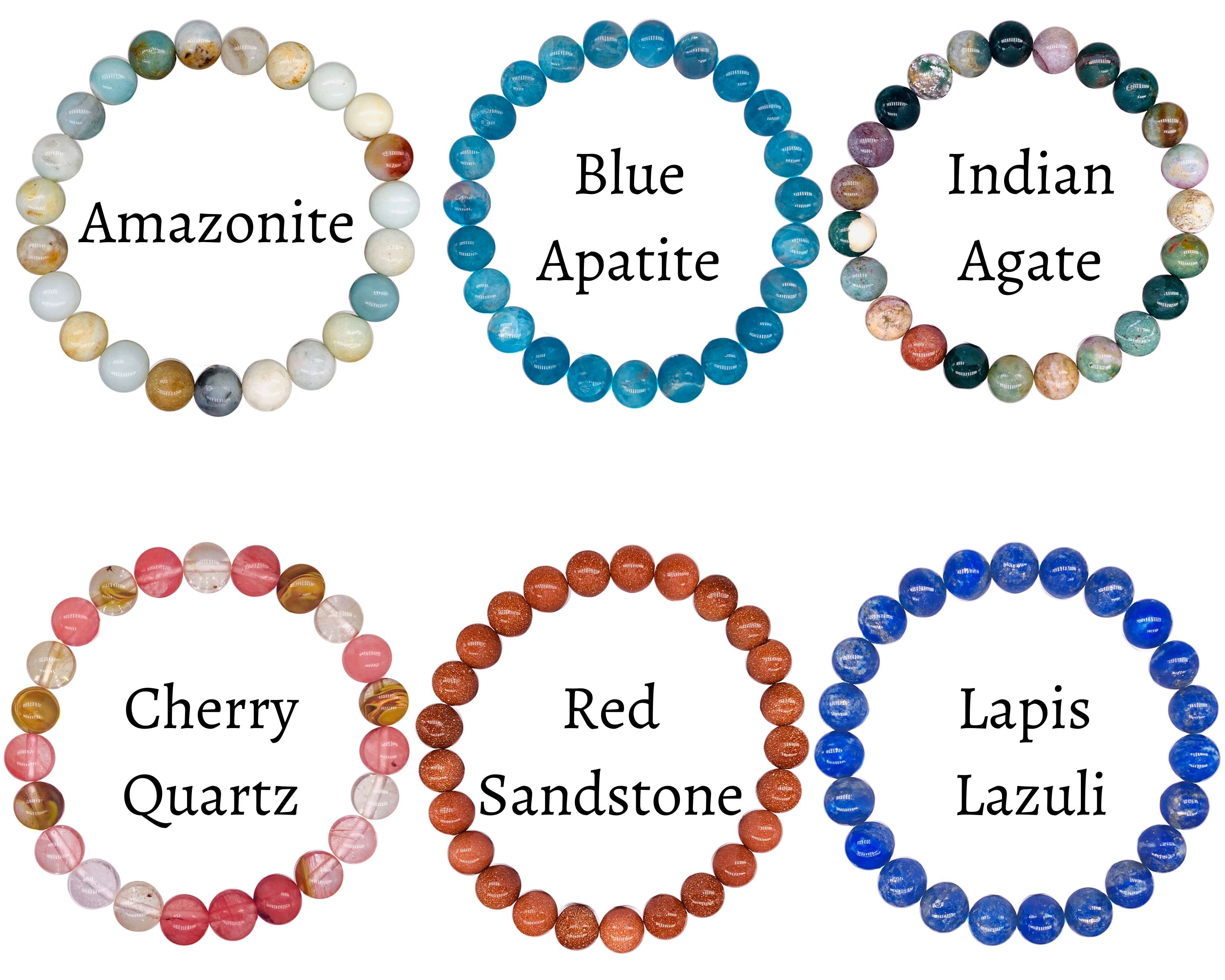 8mm Crystal Beaded Bracelets-2