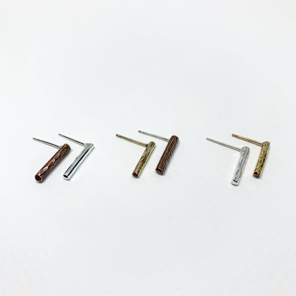 Balance Stud Earrings - 1/2"-2