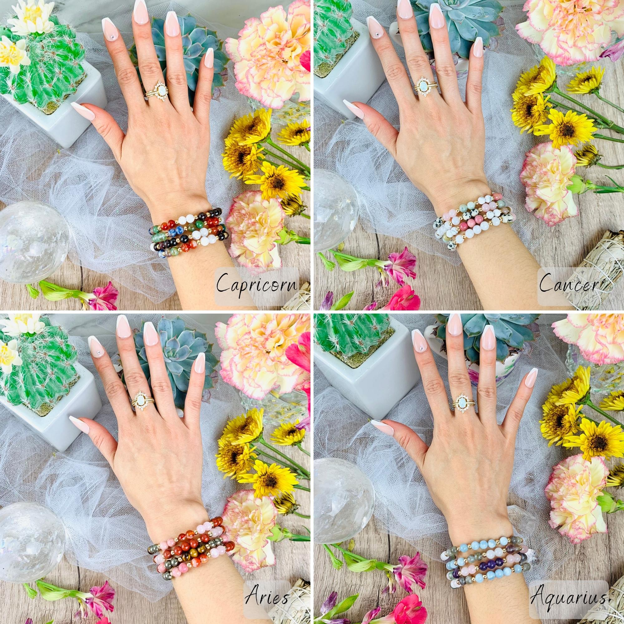 12 Zodiac Crystal Bracelet-3