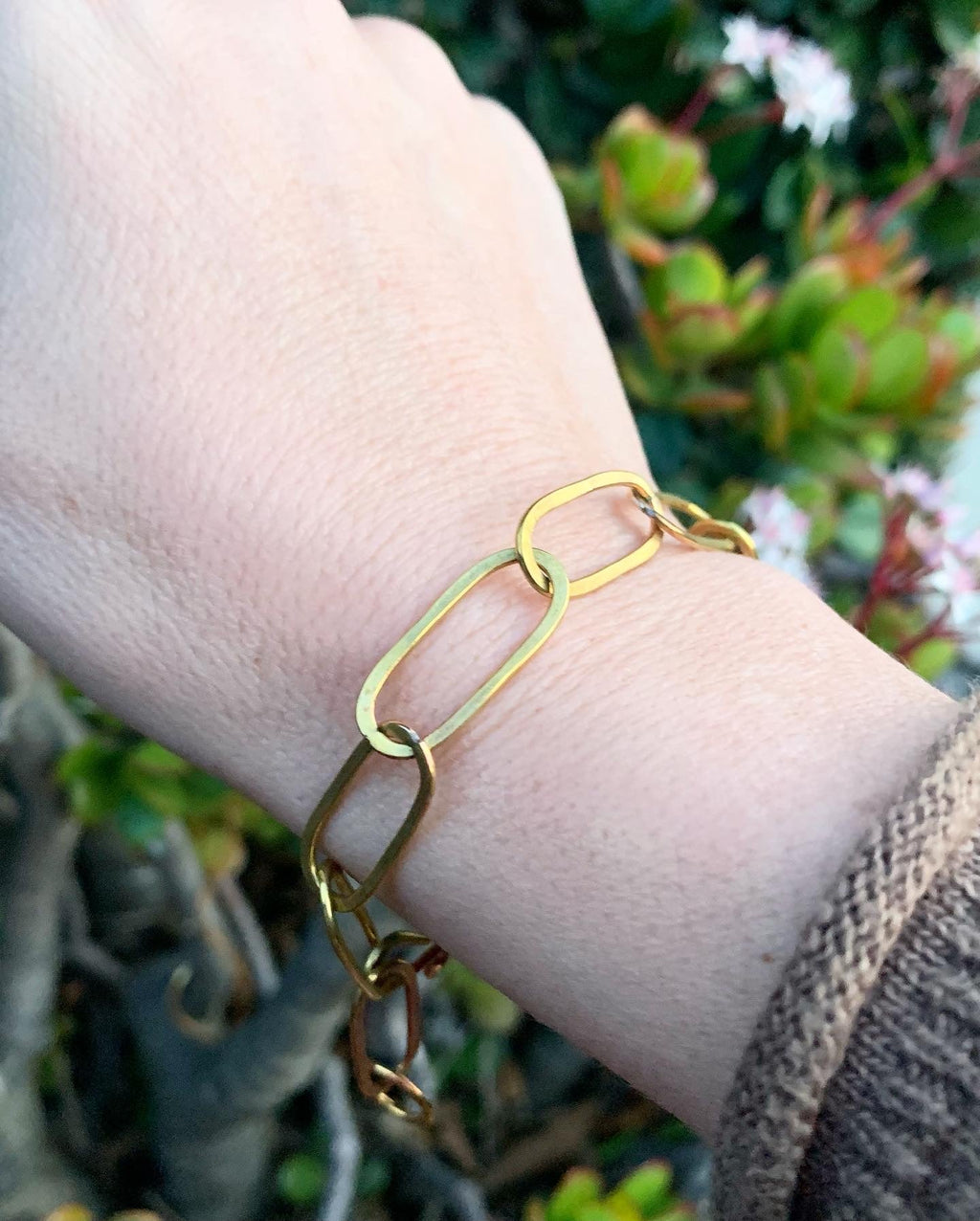Paperclip Chain Bracelet-0