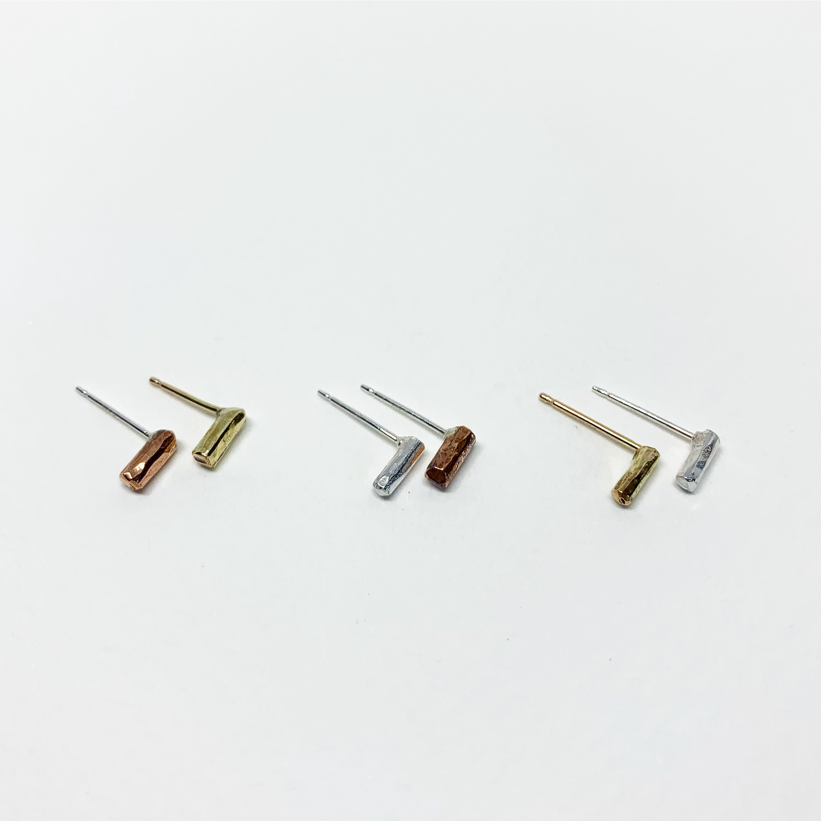 Mini Balance Stud Earrings -1/4"-3
