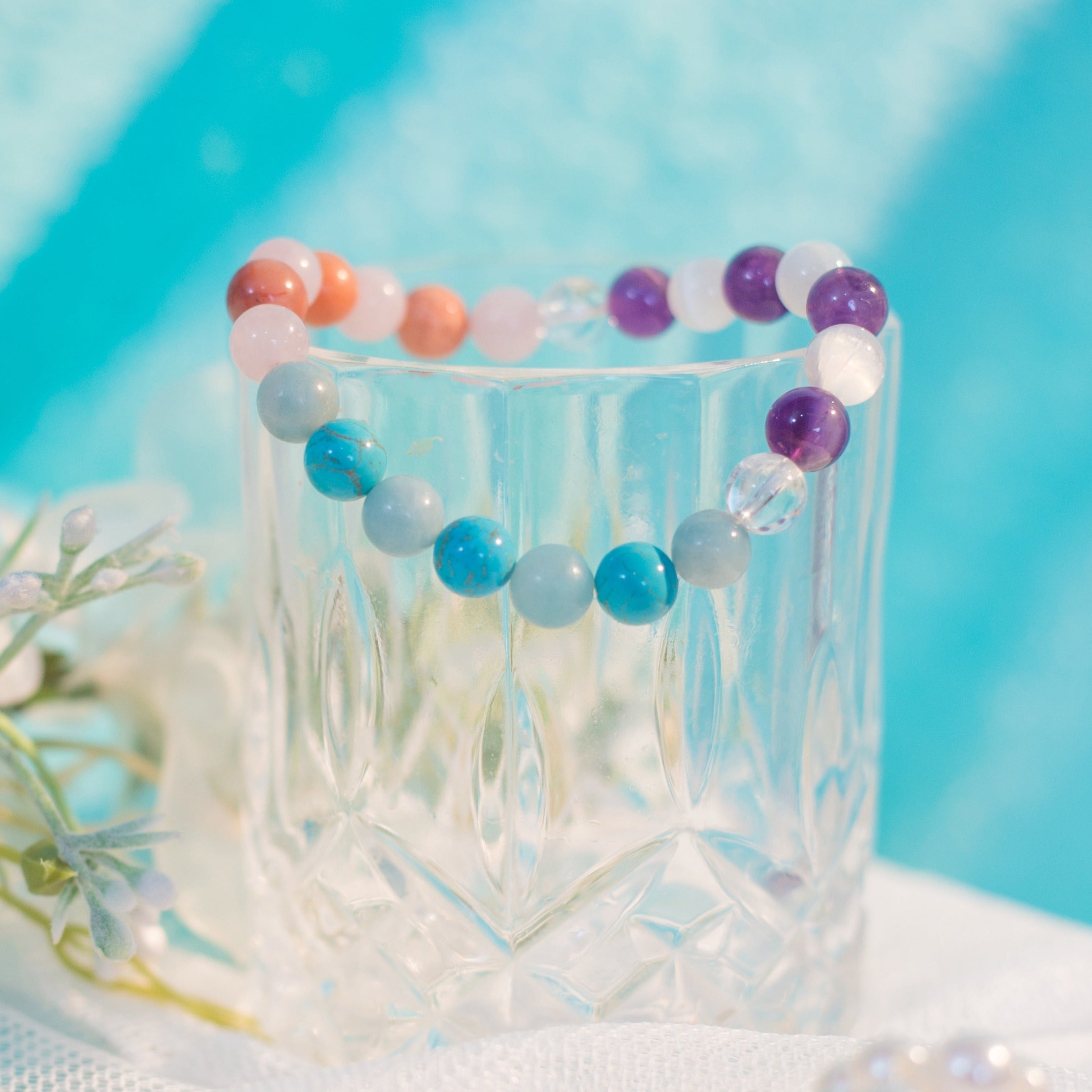 Relieve Stress Anxiety Crystal Bracelet-1