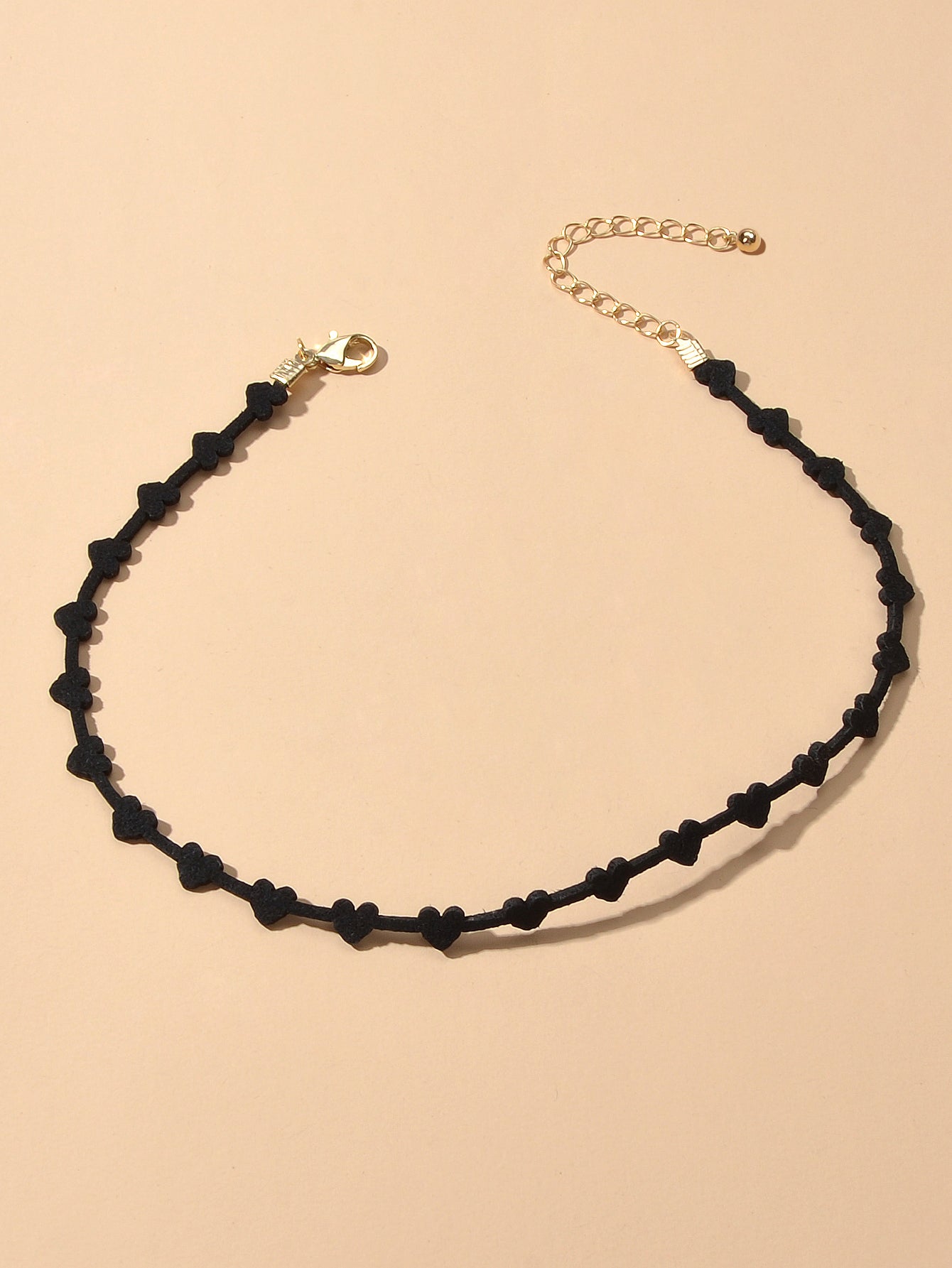 Black Heart Choker Tattoos Necklace Gothic Grunge Collar Retro Punk Jewellery-1