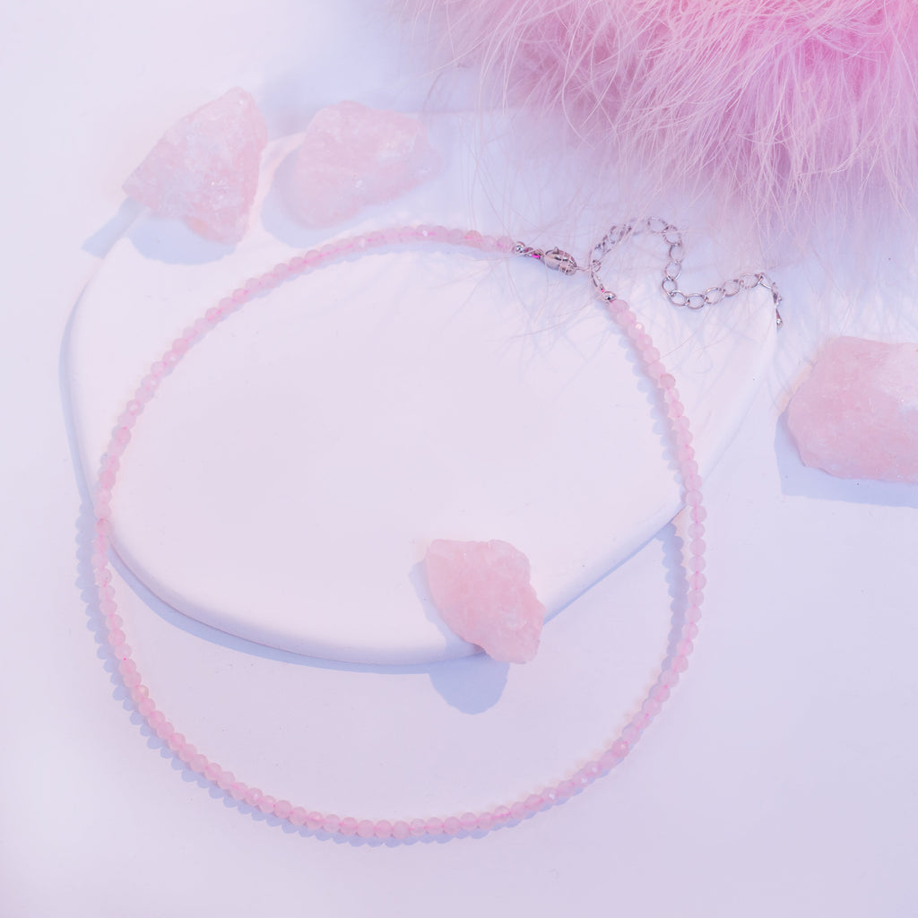 Birthstone Crystal Gemstone Choker Necklace-18