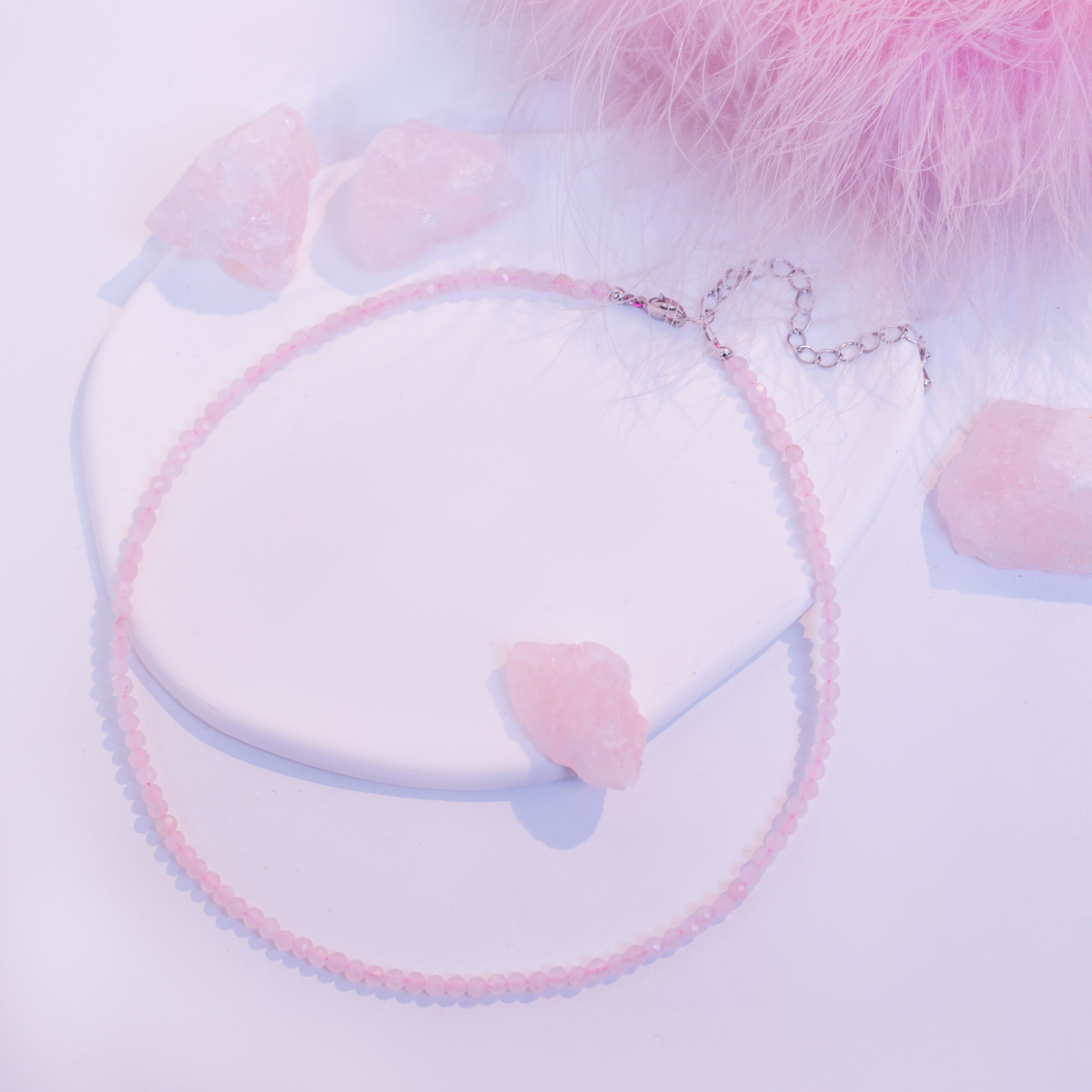 Birthstone Crystal Gemstone Choker Necklace-18