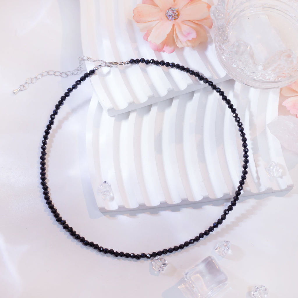 Birthstone Crystal Gemstone Choker Necklace-8