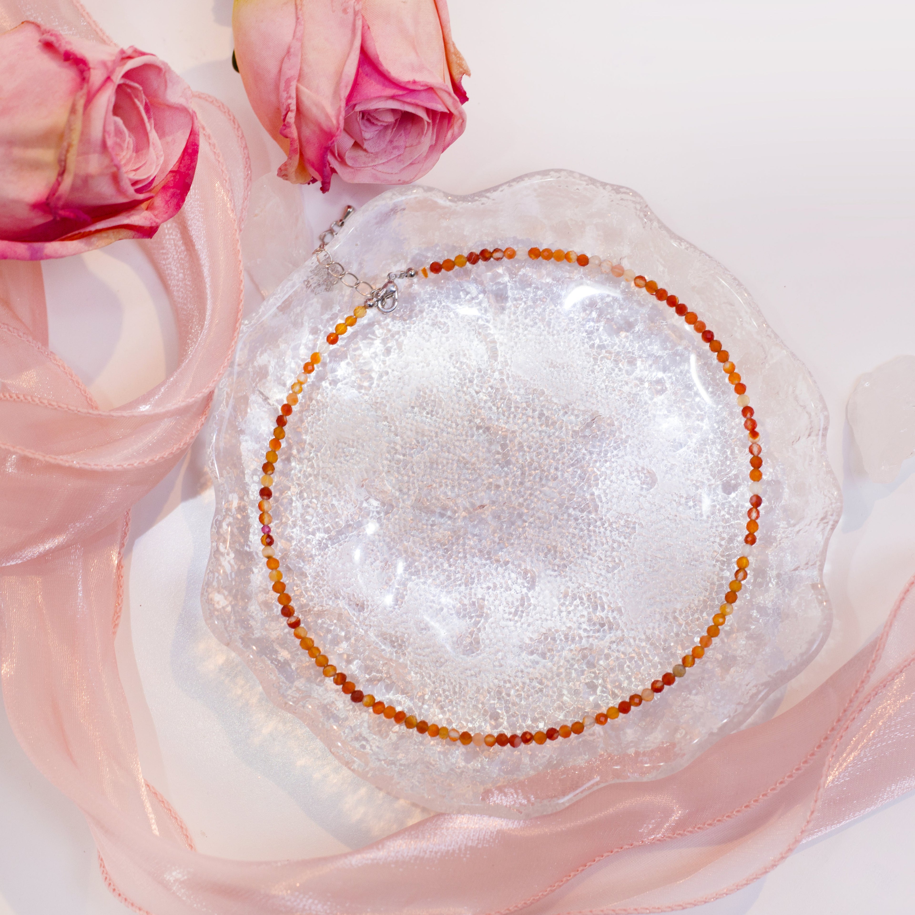 Birthstone Crystal Gemstone Choker Necklace-9