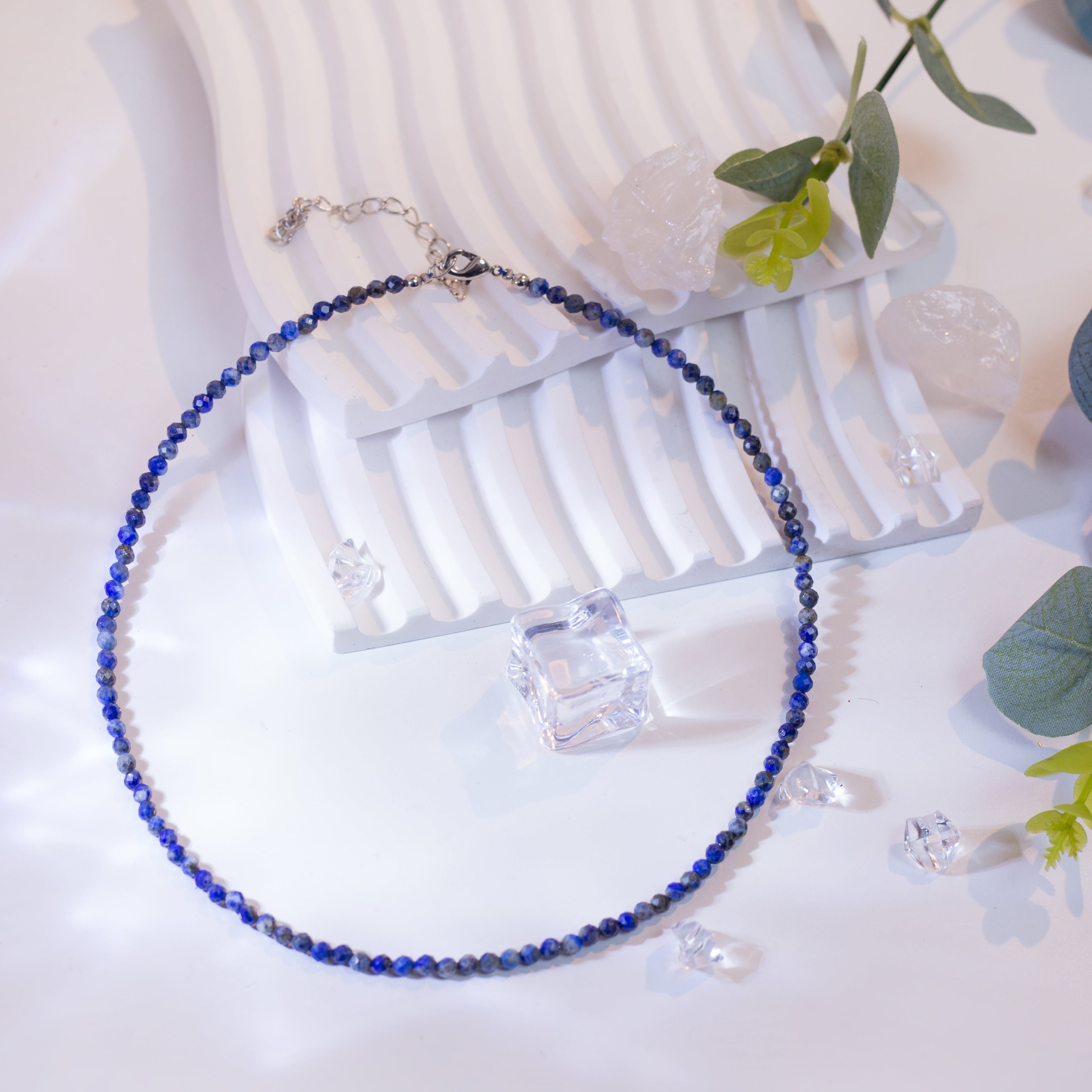 Birthstone Crystal Gemstone Choker Necklace-14