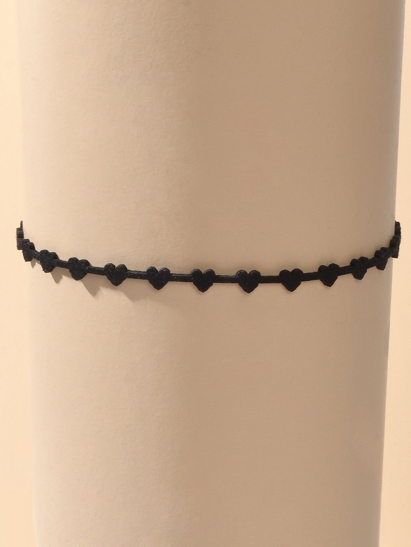 Black Heart Choker Tattoos Necklace Gothic Grunge Collar Retro Punk Jewellery-3