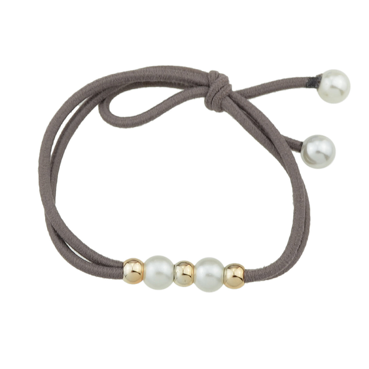 Pearl Metal Beads Elastic Bowknot Hair Ties Ropes Women Girls Hair Accessories-8