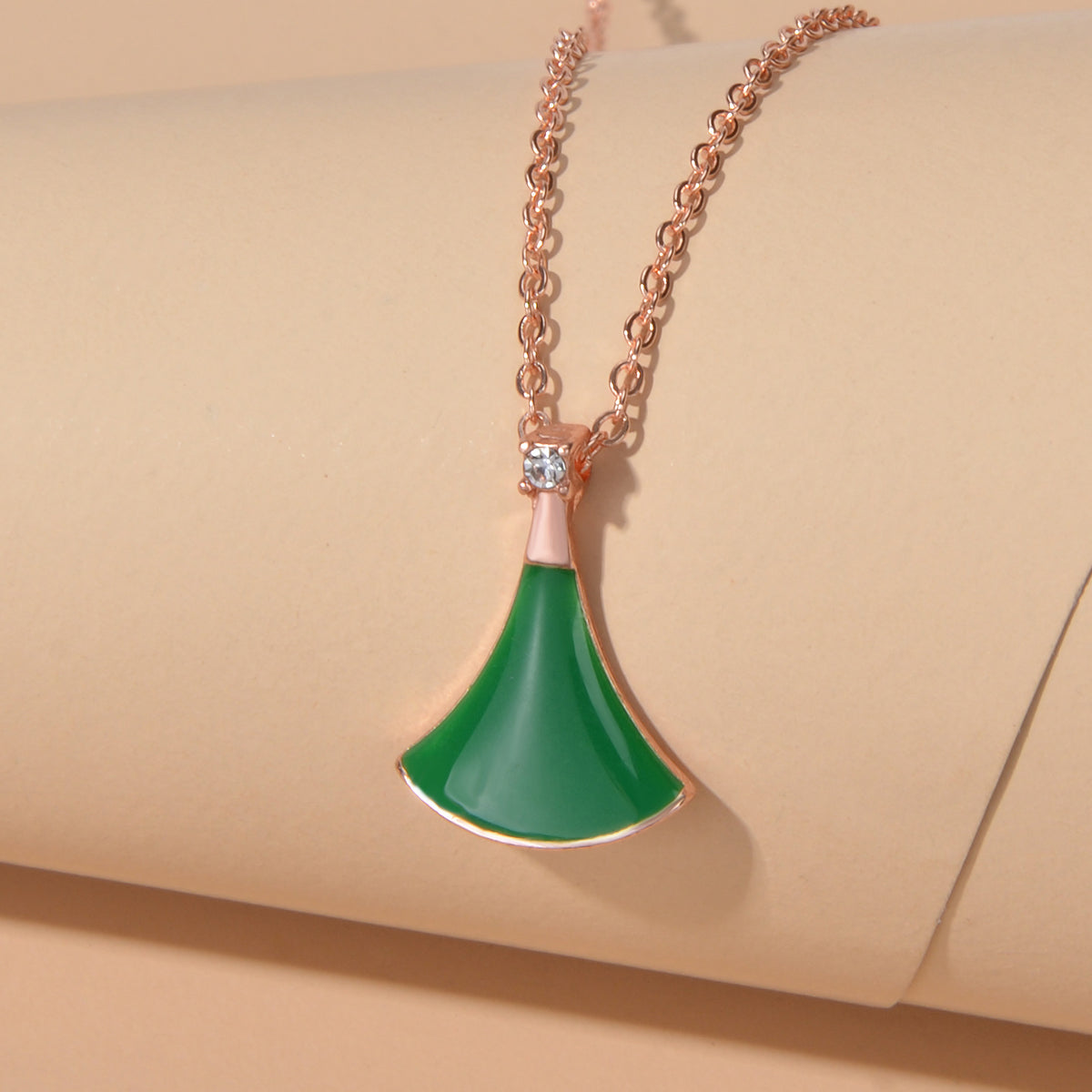 Traditional Ethnic Indian Jewellery Enamel Sector Shape Charm Bohemian Necklace