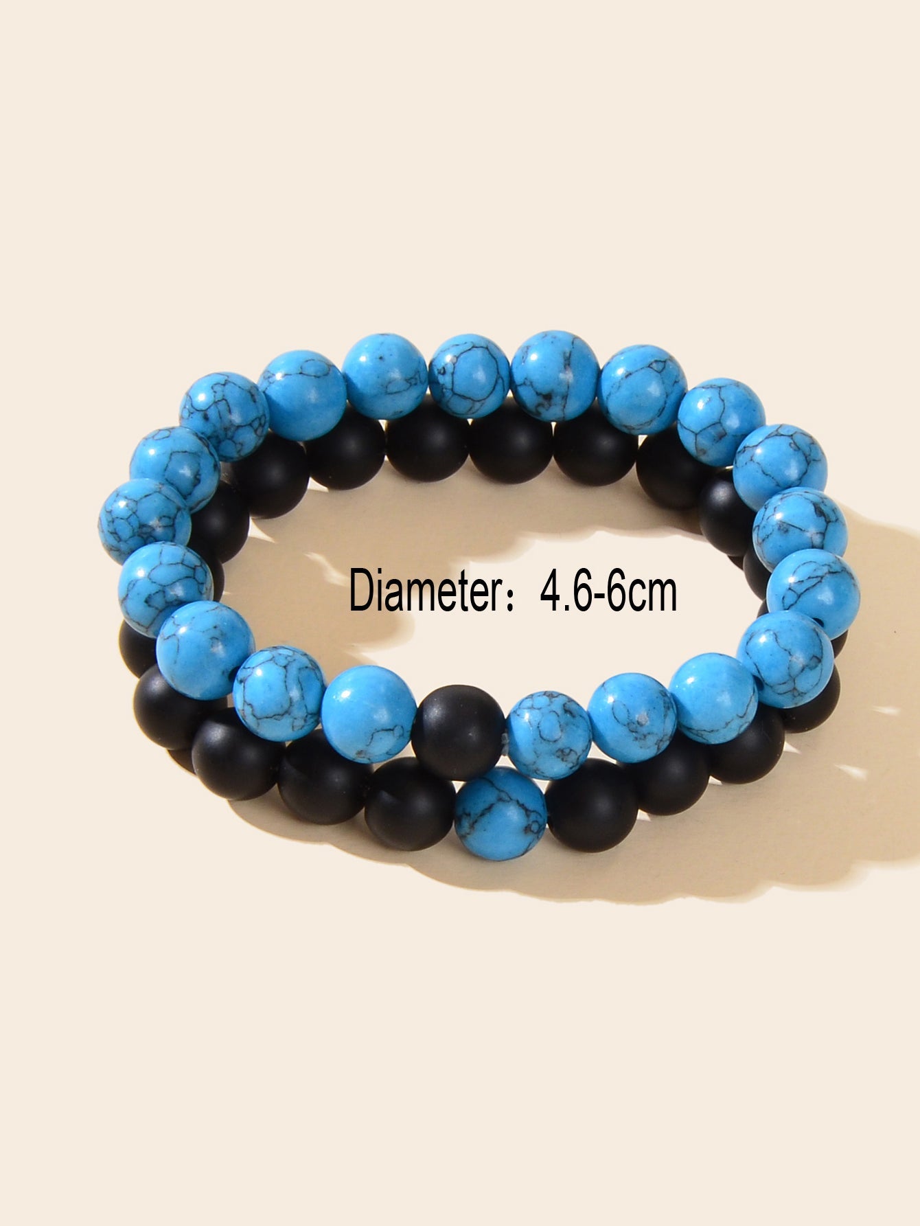 2pcs Multicolour Stretch Handmade Elastic Beads Bracelets Ethnic Jewellery-4