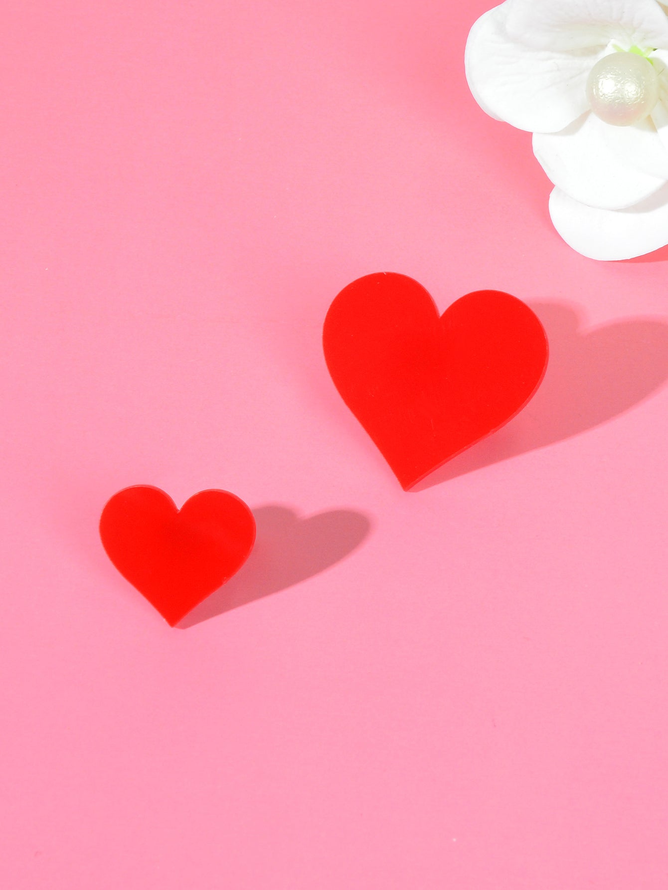 Heart-Shaped Stud Earrings Set - Small & Stylish Accessories for Every Occasion-2