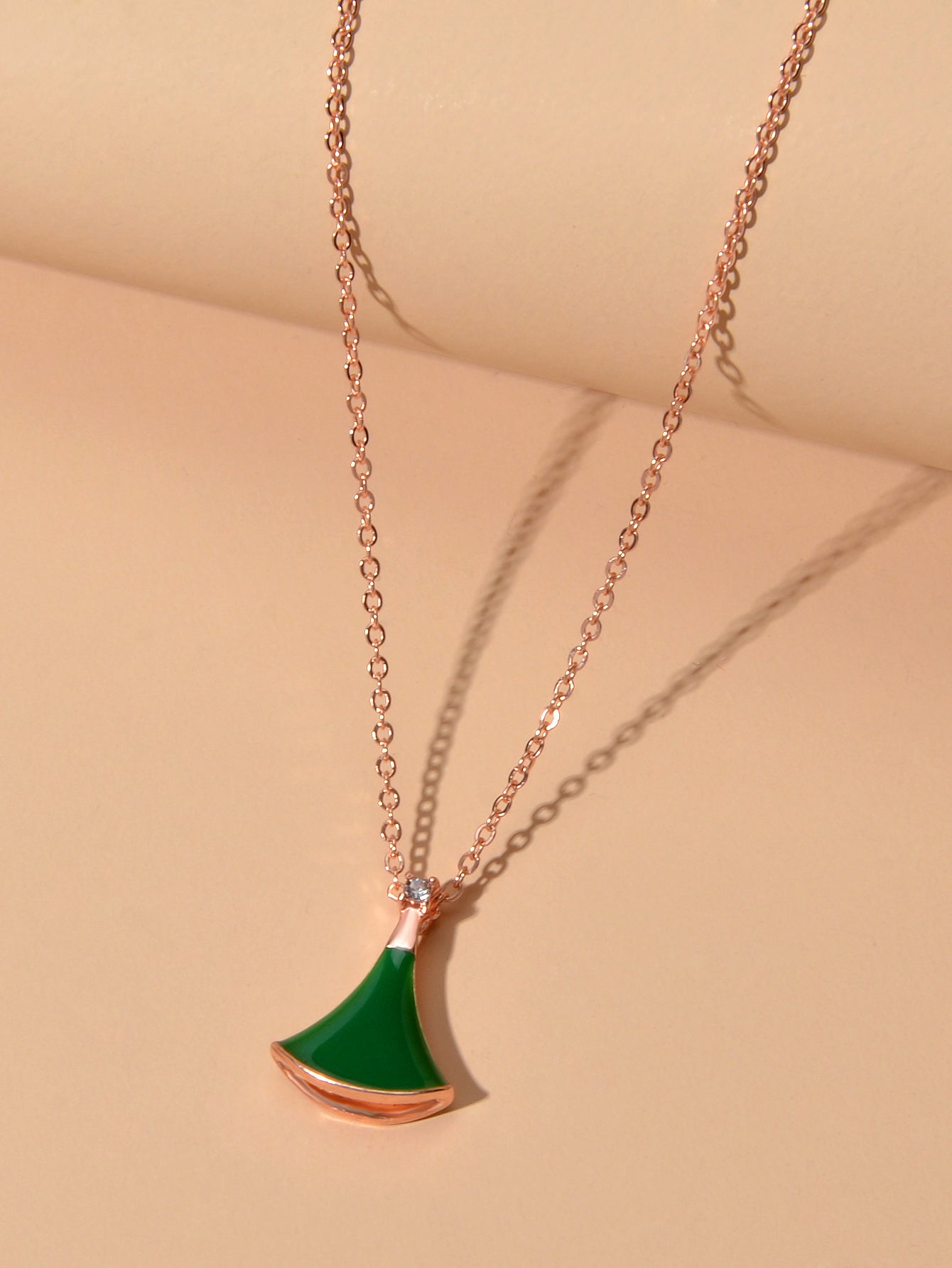 Traditional Ethnic Indian Jewellery Enamel Sector Shape Charm Bohemian Necklace