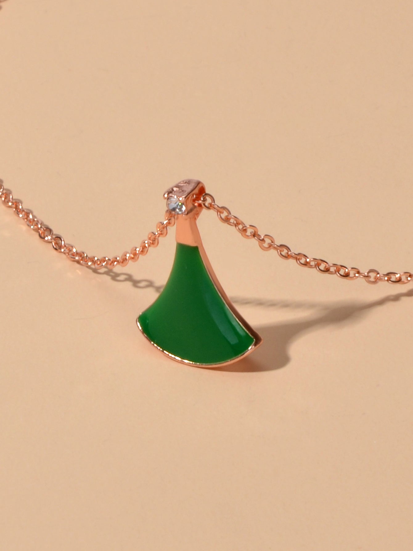 Traditional Ethnic Indian Jewellery Enamel Sector Shape Charm Bohemian Necklace