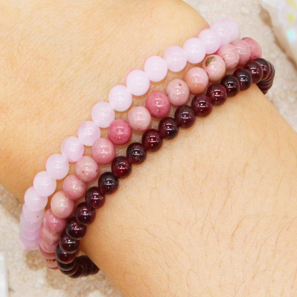 Love Romance Compassion Stackable Crystal Bracelet Set-1