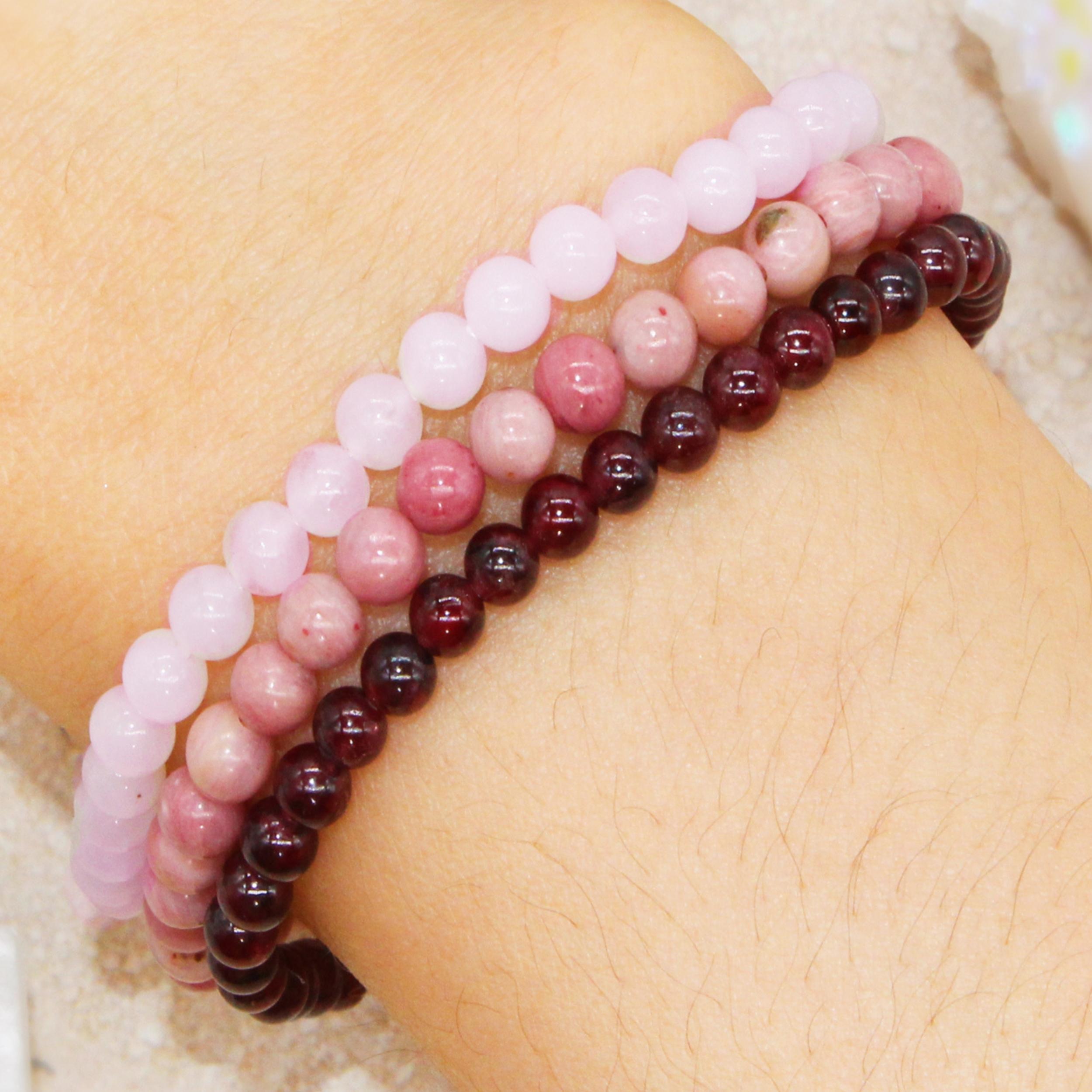 Love Romance Compassion Stackable Crystal Bracelet Set-1