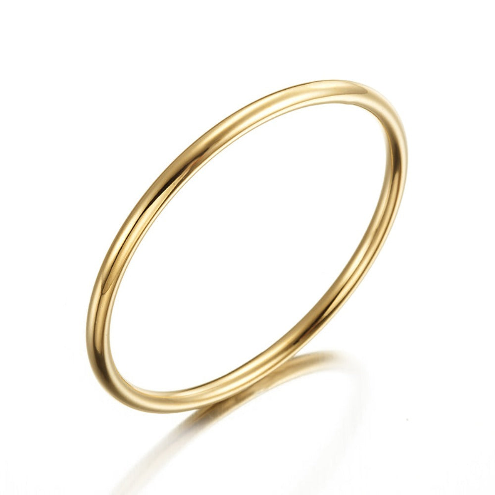 18ct Heavy Yellow Gold Plated Children's Golf Bangle - USA Made-2