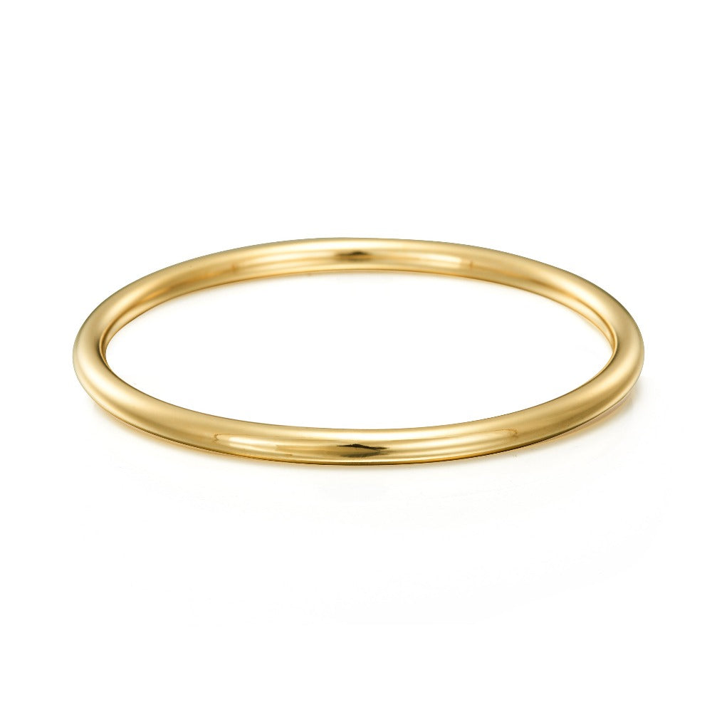 18ct Heavy Yellow Gold Plated Children's Golf Bangle - USA Made-3