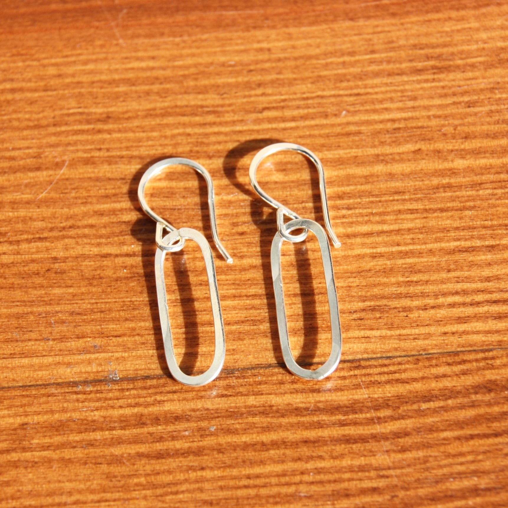 Paperclip Drop Earrings-1