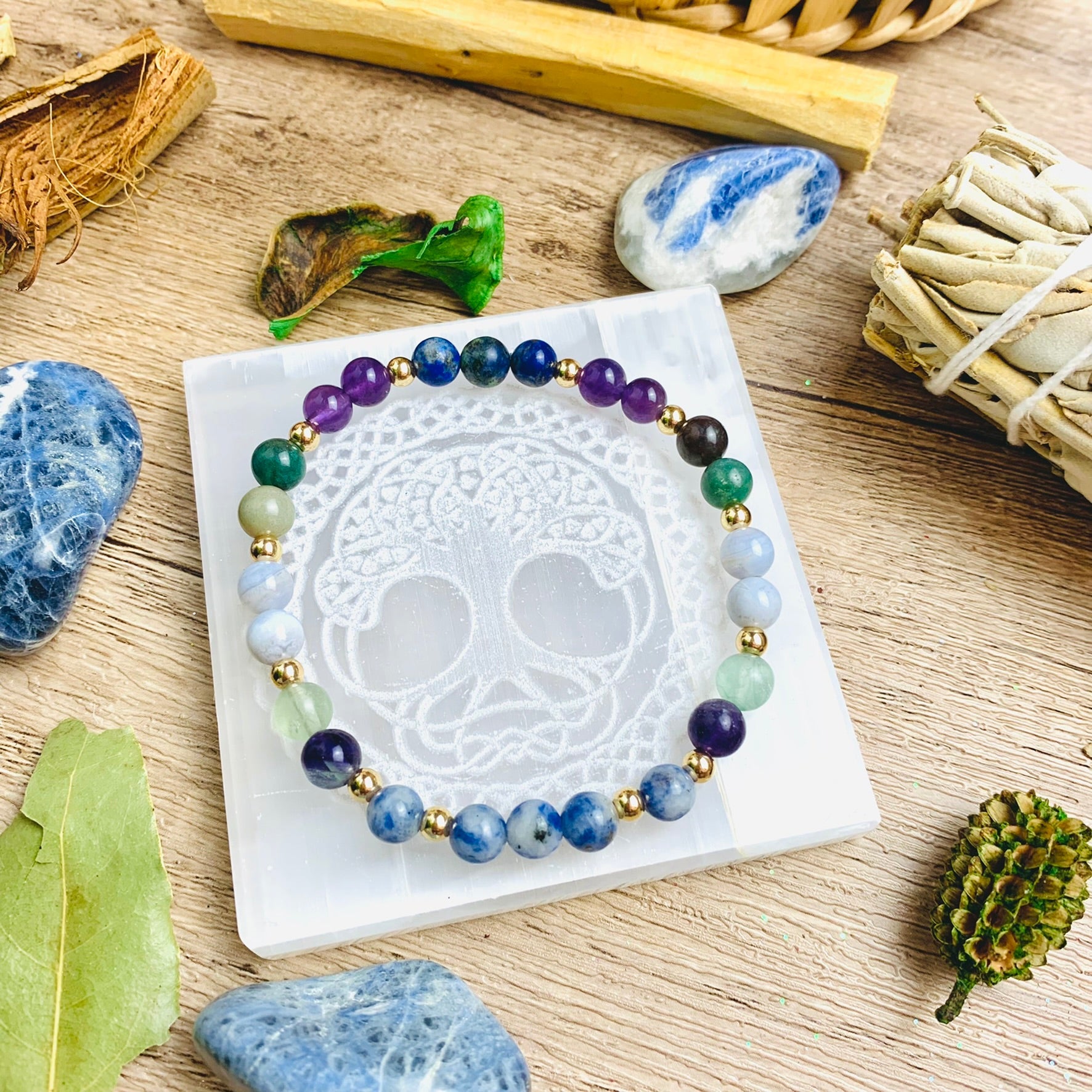 12 Zodiac Crystal Bracelet-6