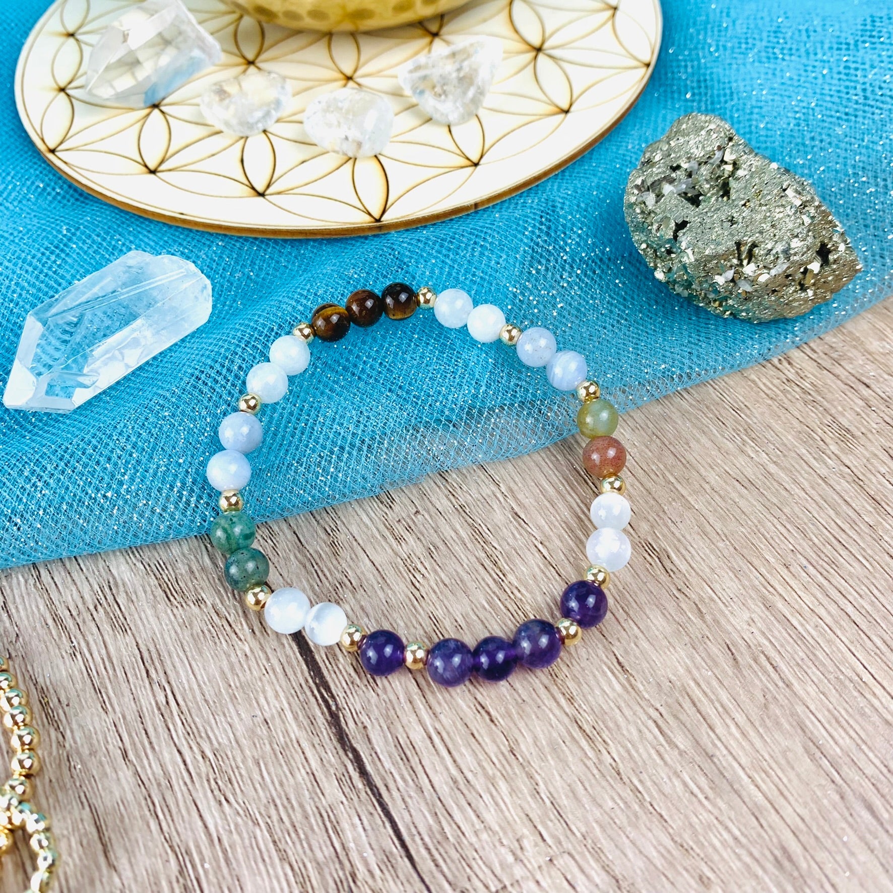 12 Zodiac Crystal Bracelet-15