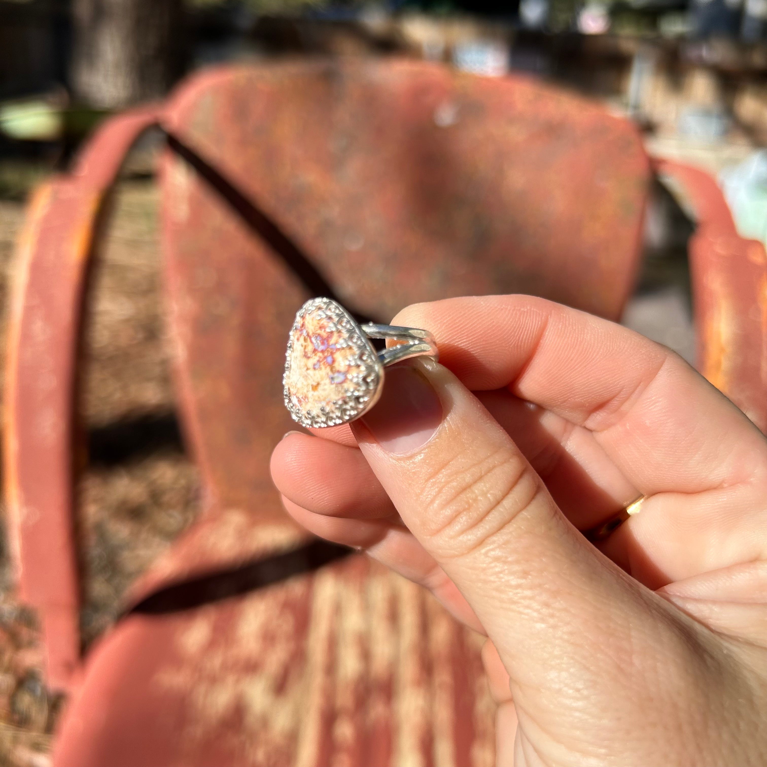 Fire Opal Statement Ring #128-1