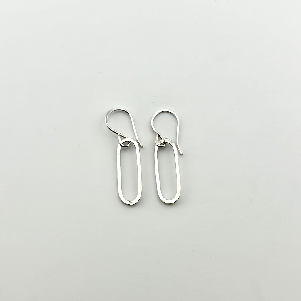 Paperclip Drop Earrings-2