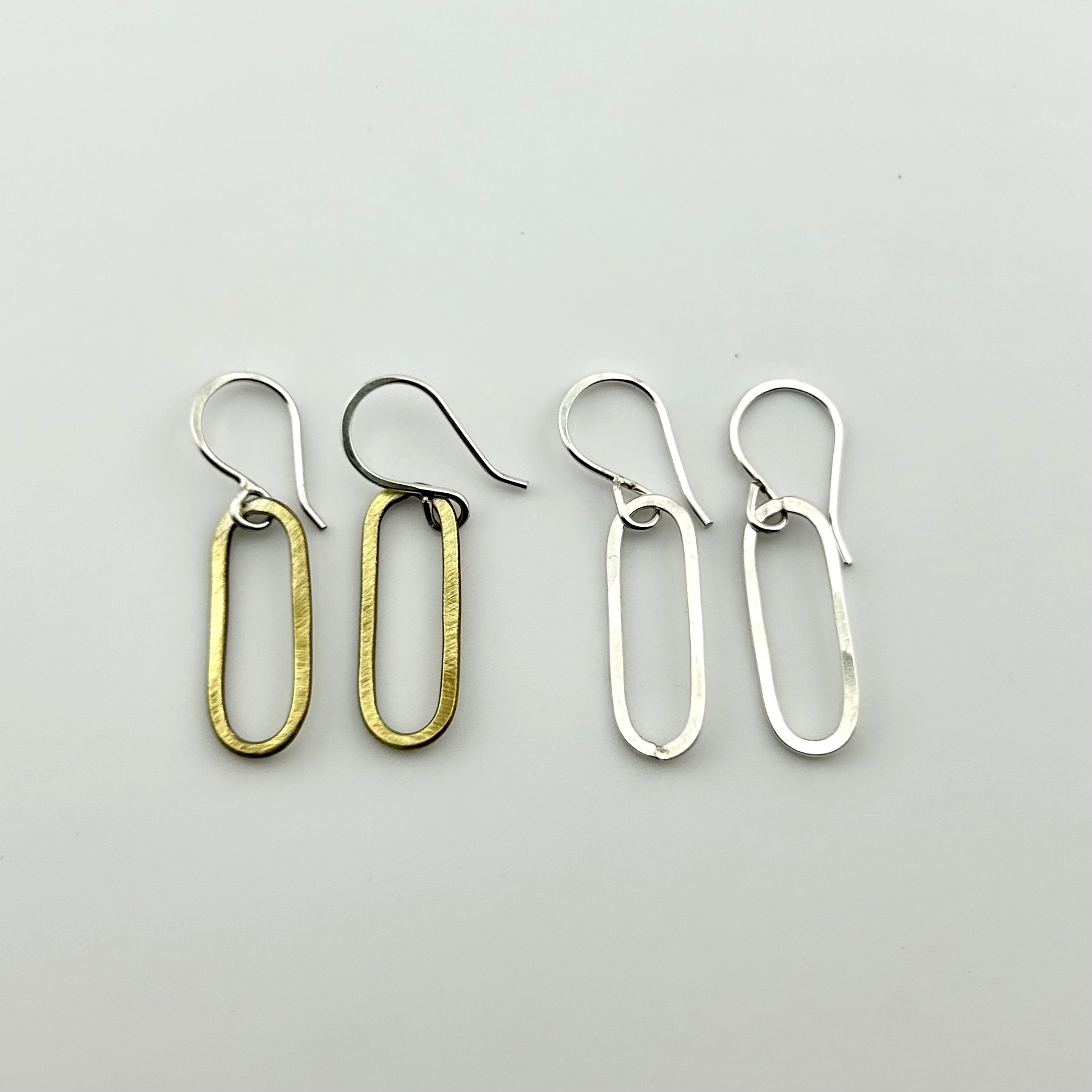 Paperclip Drop Earrings-3