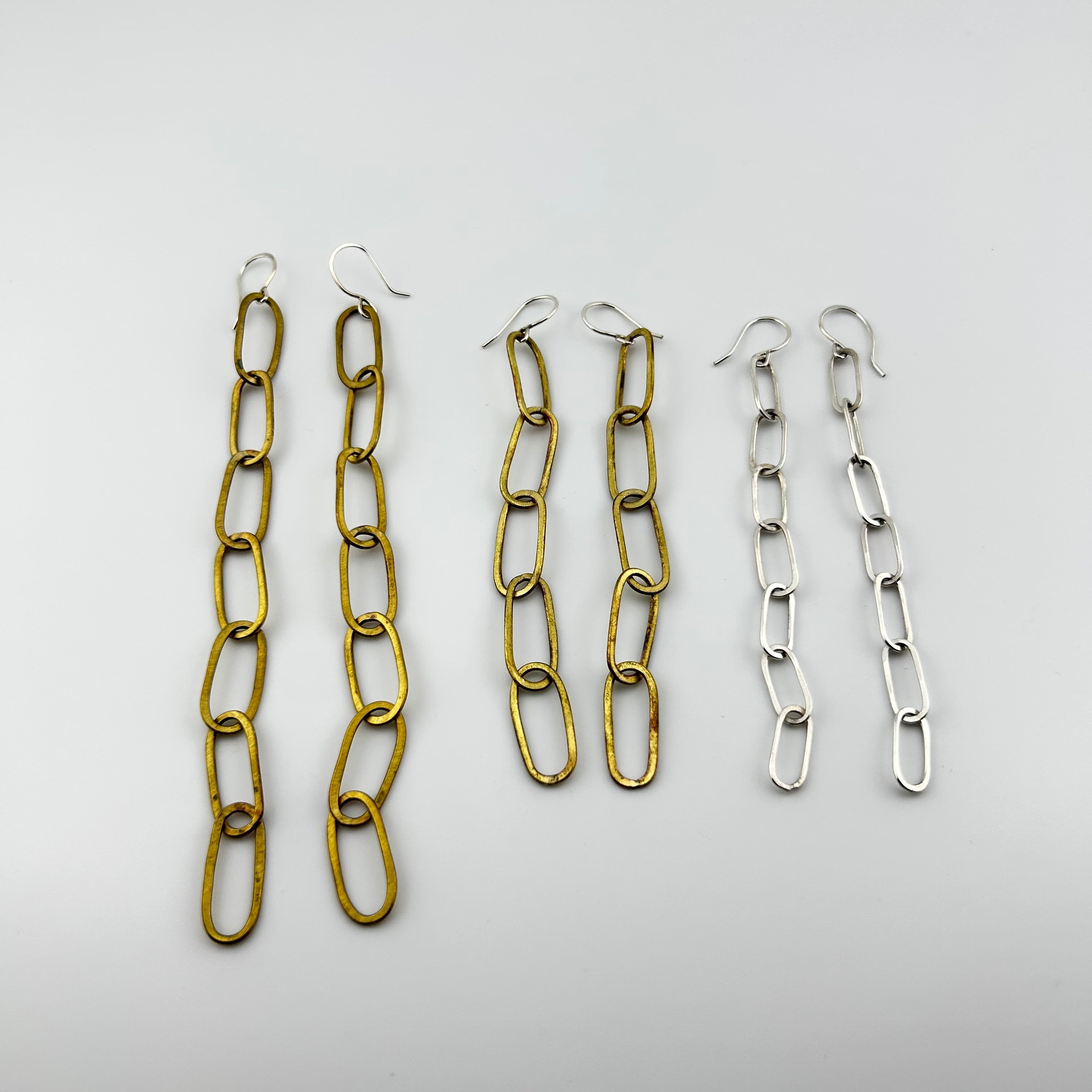 Paperclip Chain Earrings-1