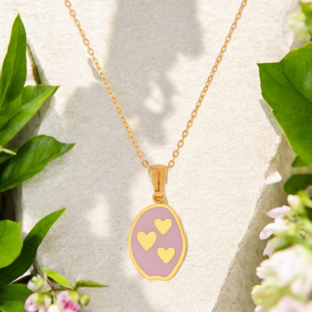 Frequency of Love - 18K Gold Plated, Waterproof Necklace-1