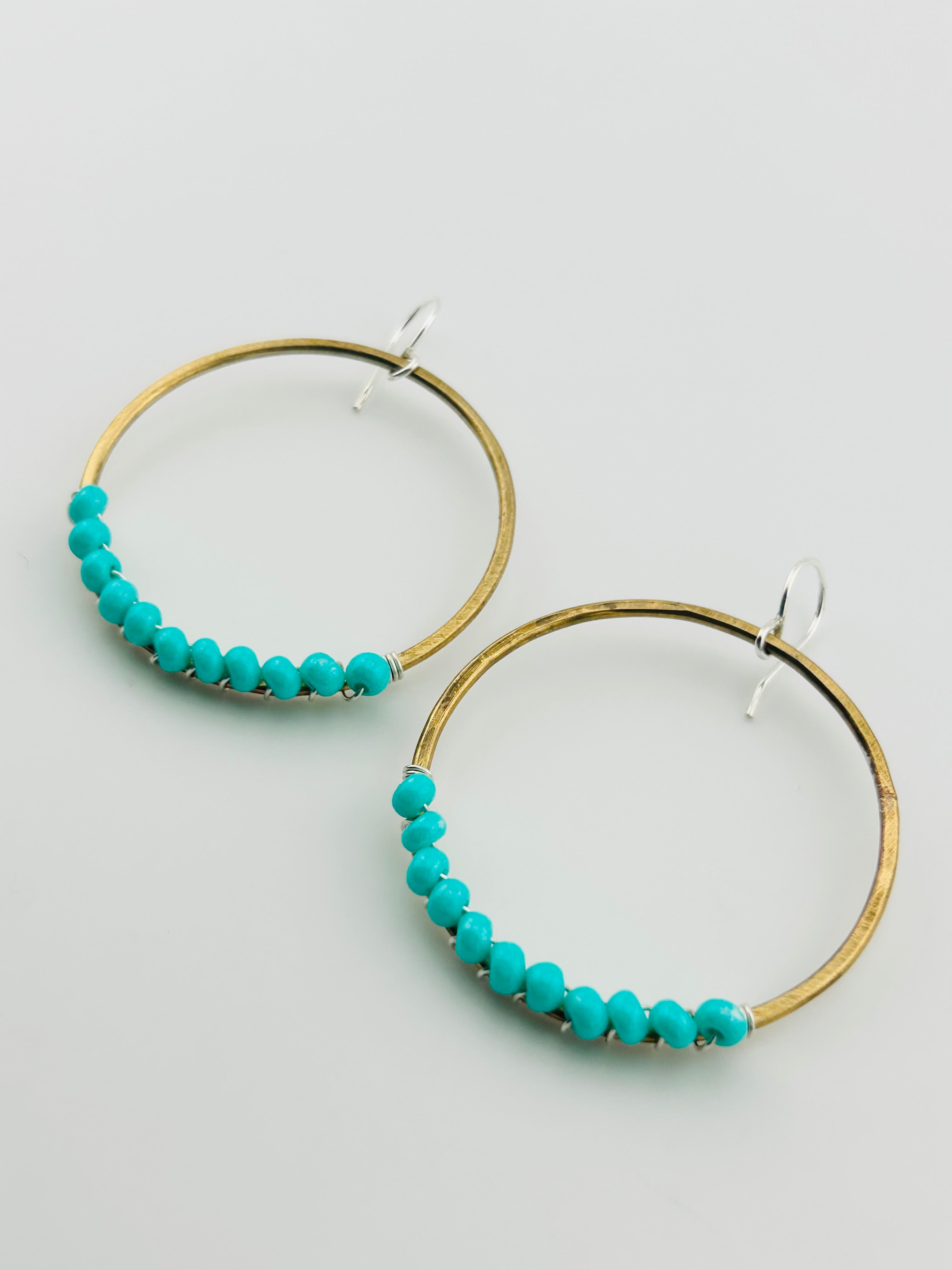 Solstice Hoops – Ocean Aura-0