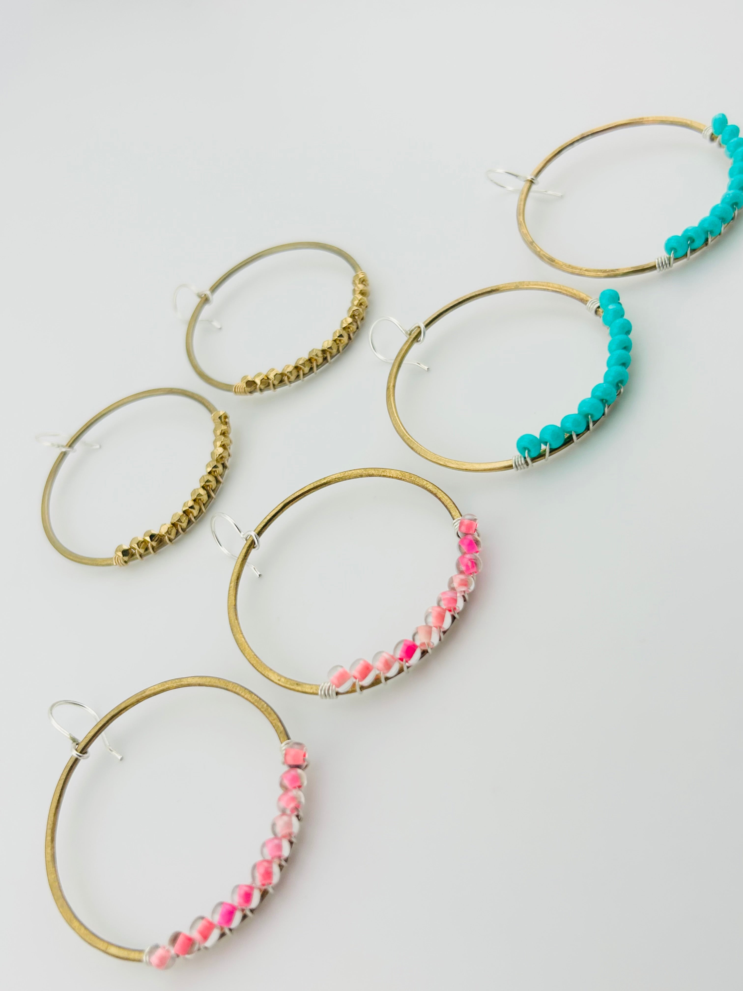 Solstice Hoops – Ocean Aura-1
