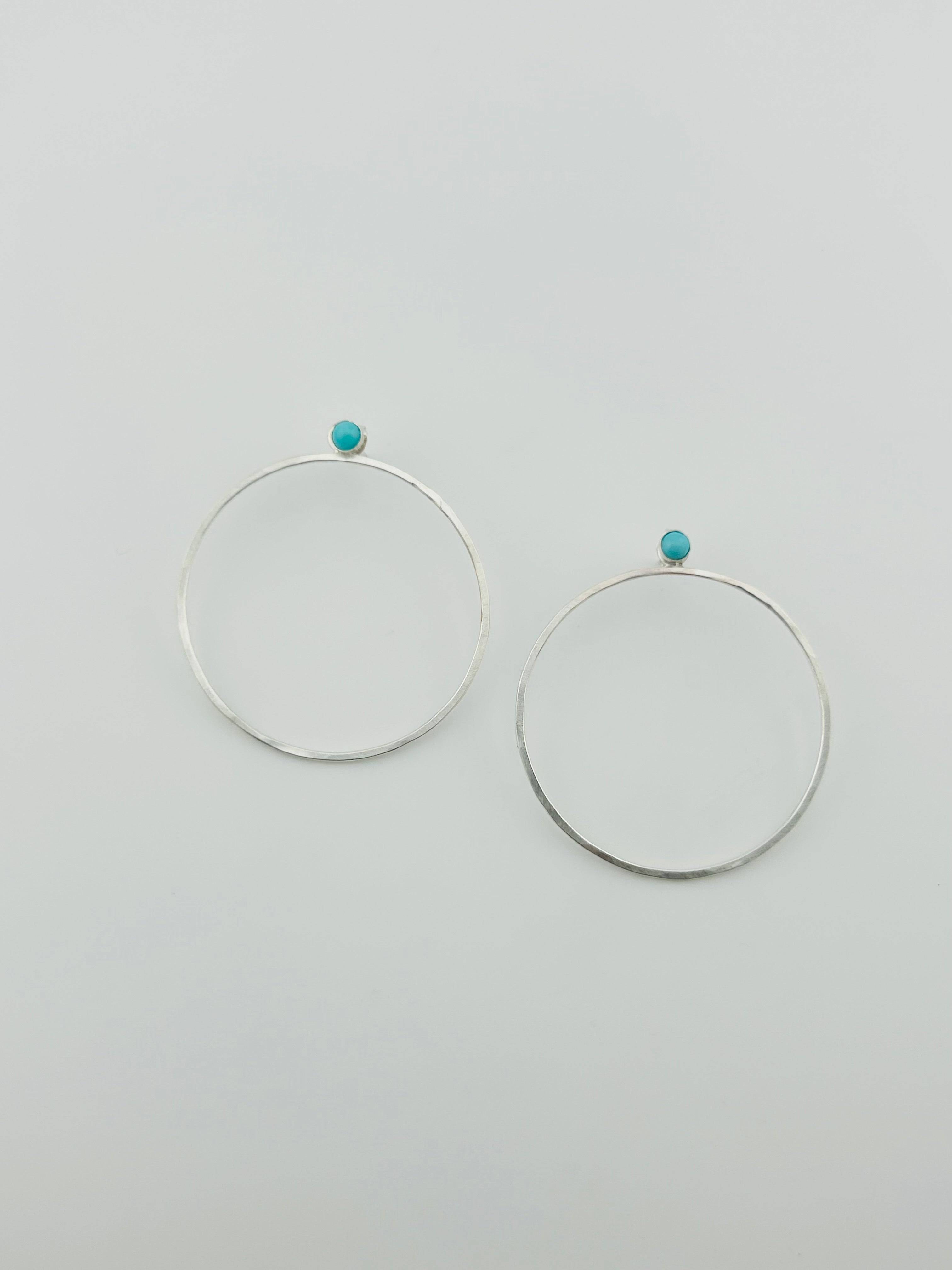 Turquoise Orbit Earrings-2