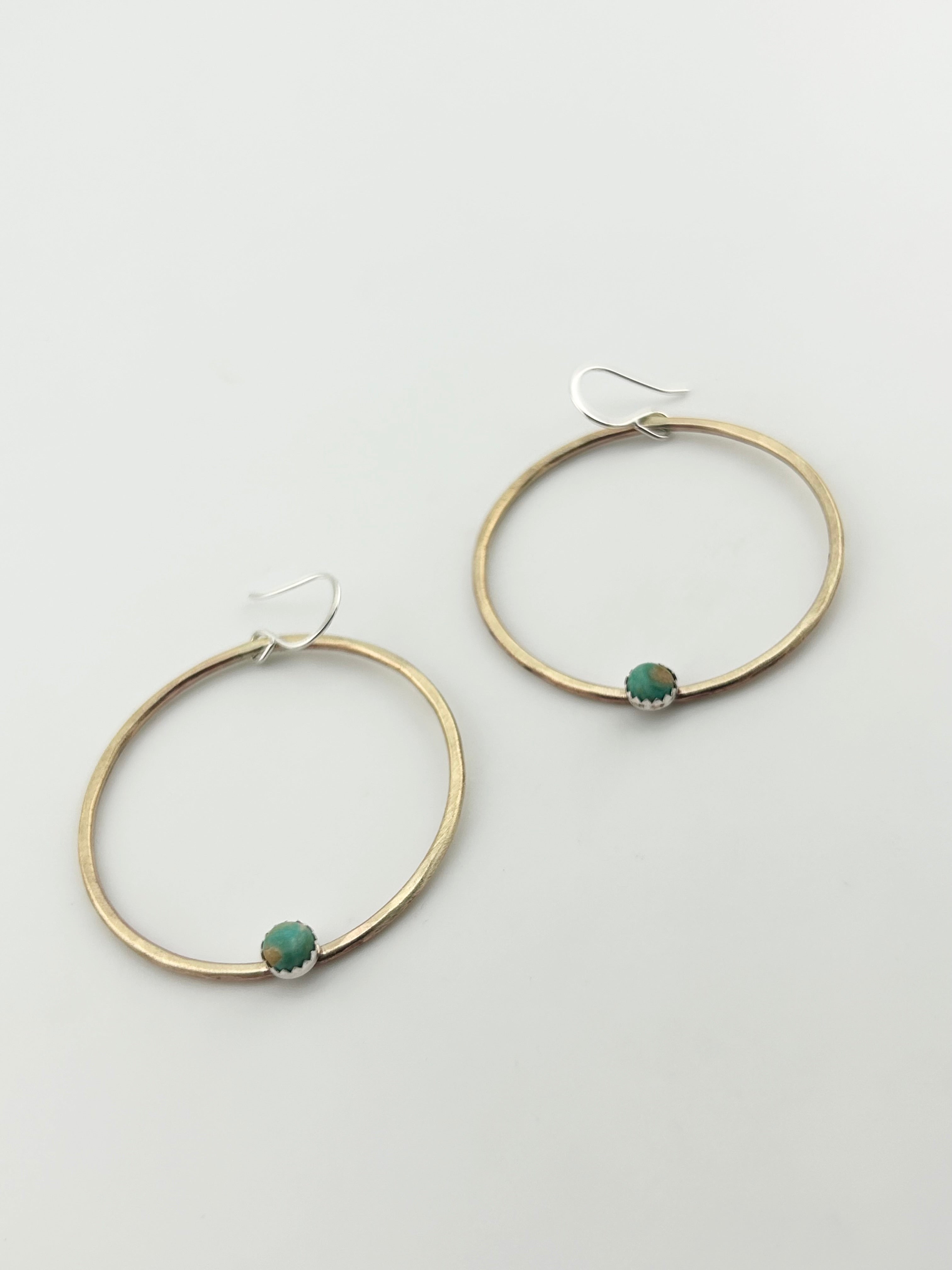 Solstice Hoops – Mona Lisa Turquoise-0