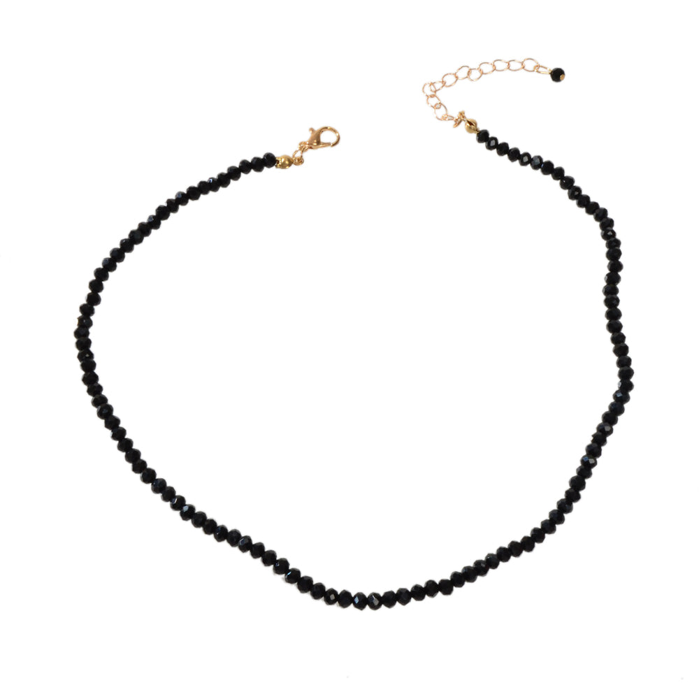 Black Blue Purple Beads Ethnic Chain Collar Necklace Girls Party Jewellery Gift-3