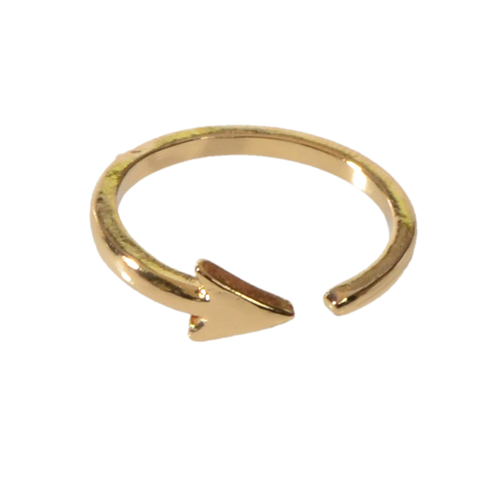 Statement Minimalist Jewellery Black Gold Silver Arrow Punk Finger Knuckle Rings-5