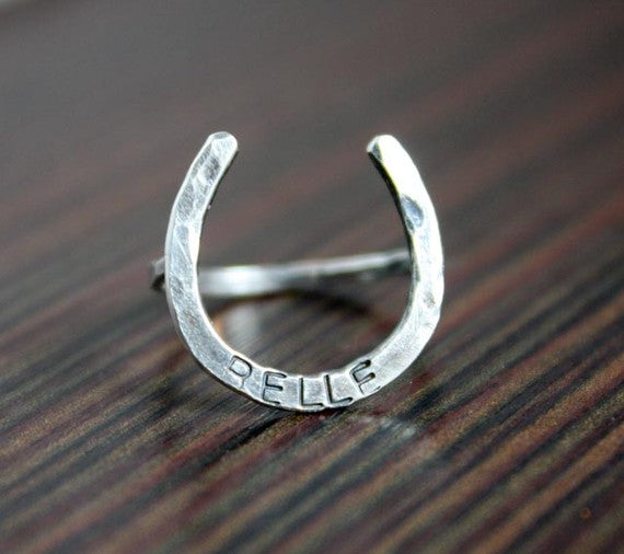 Lucky Horseshoe Ring - Large-2