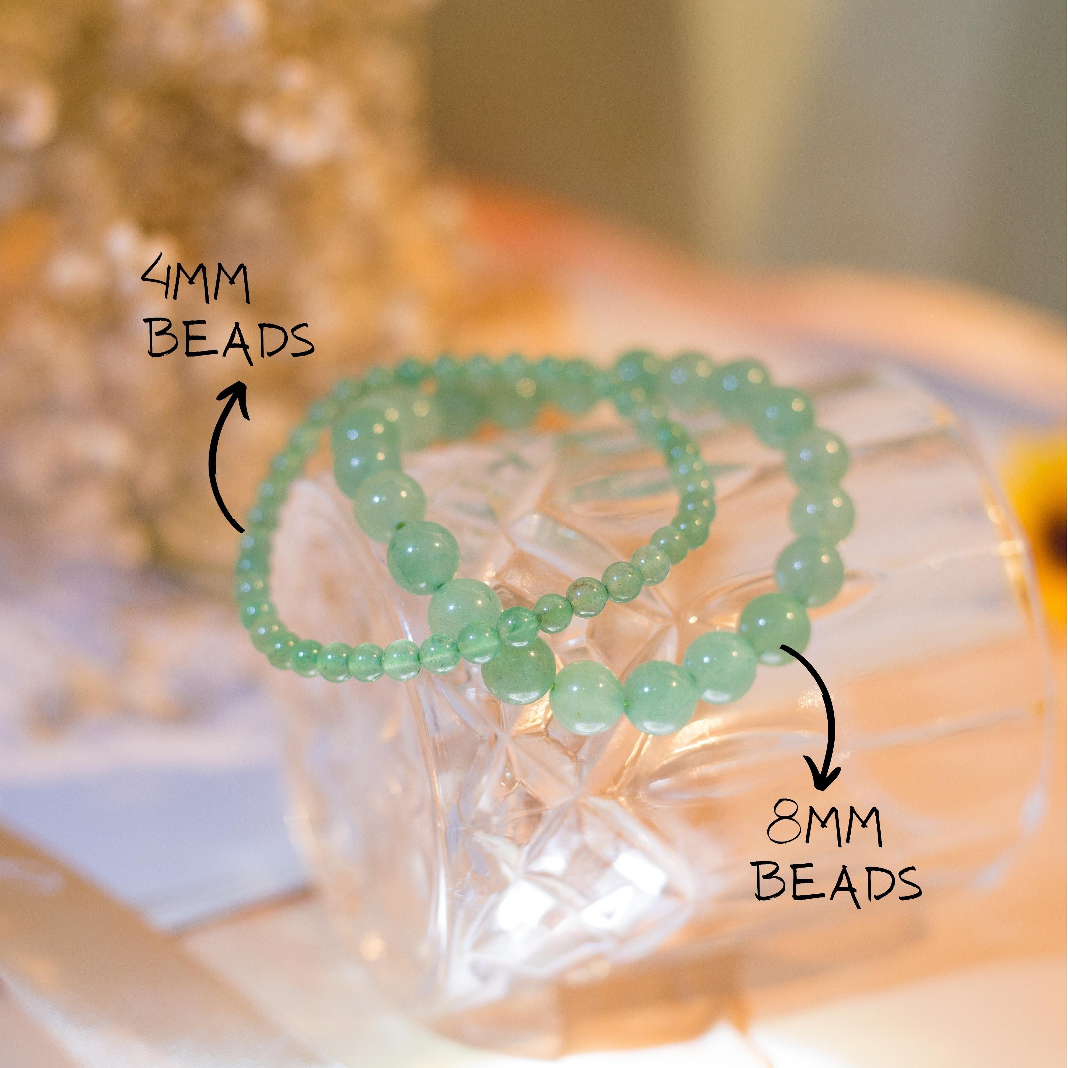 Aventurine Beaded Crystal Bracelet-2