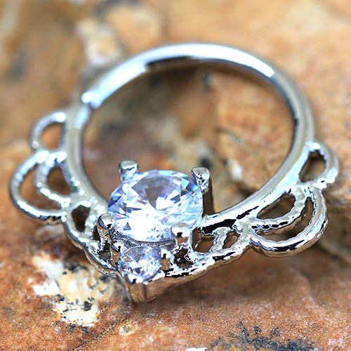 316L Stainless Steel Made for Royalty Ornate Seamless Ring-1