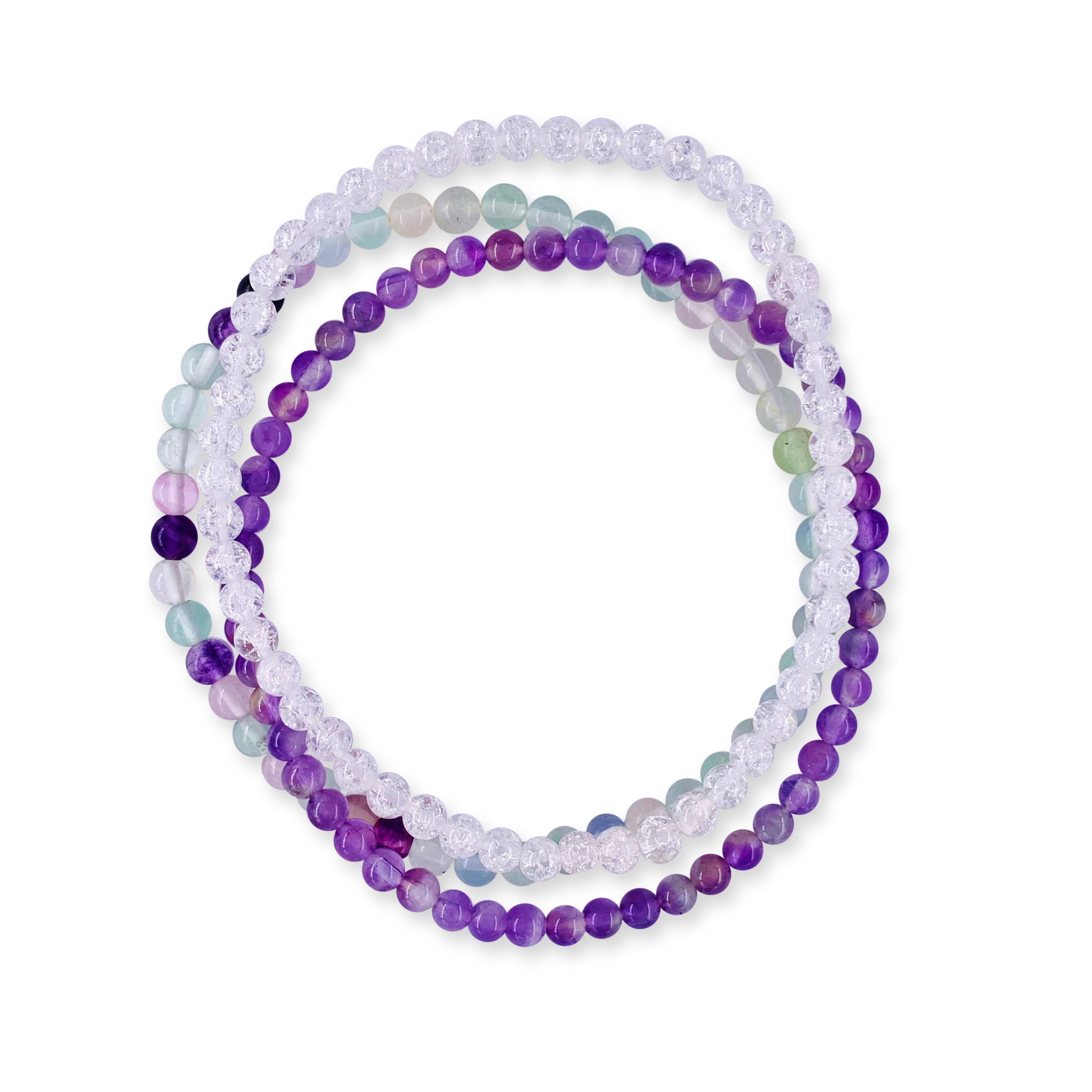 Divinity & Enlightenment Stackable Crystal Bracelet Set-2