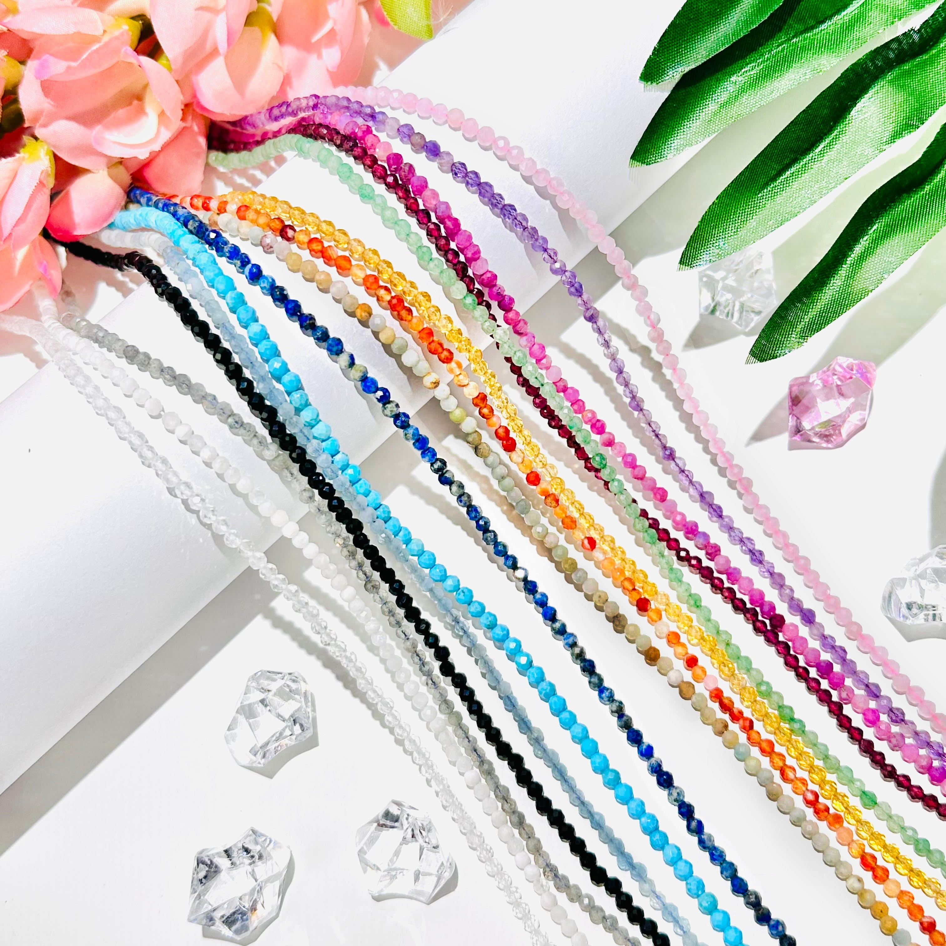 Birthstone Crystal Gemstone Choker Necklace-0