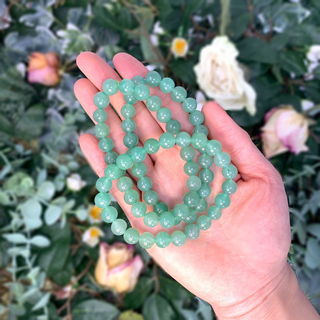 Aventurine Beaded Crystal Bracelet-3