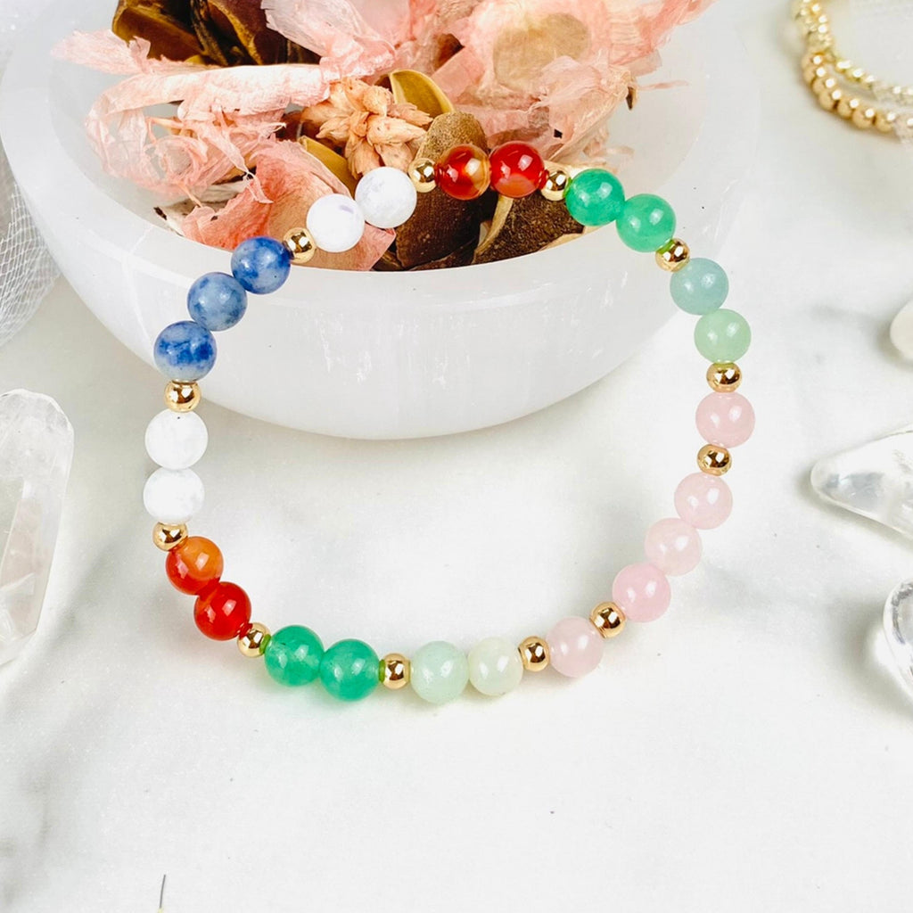 Libra Zodiac Crystal Bracelet-2