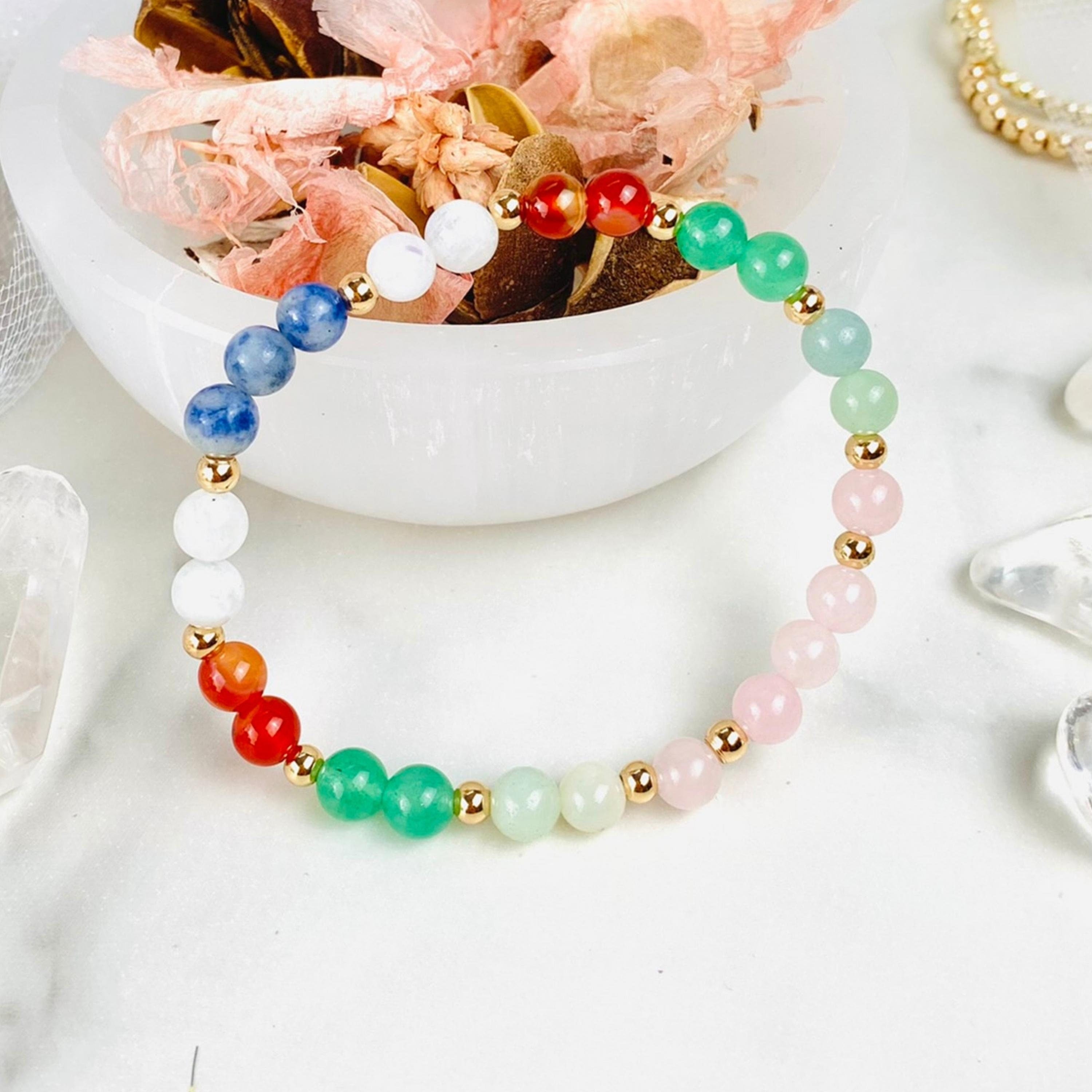Libra Zodiac Crystal Bracelet-2