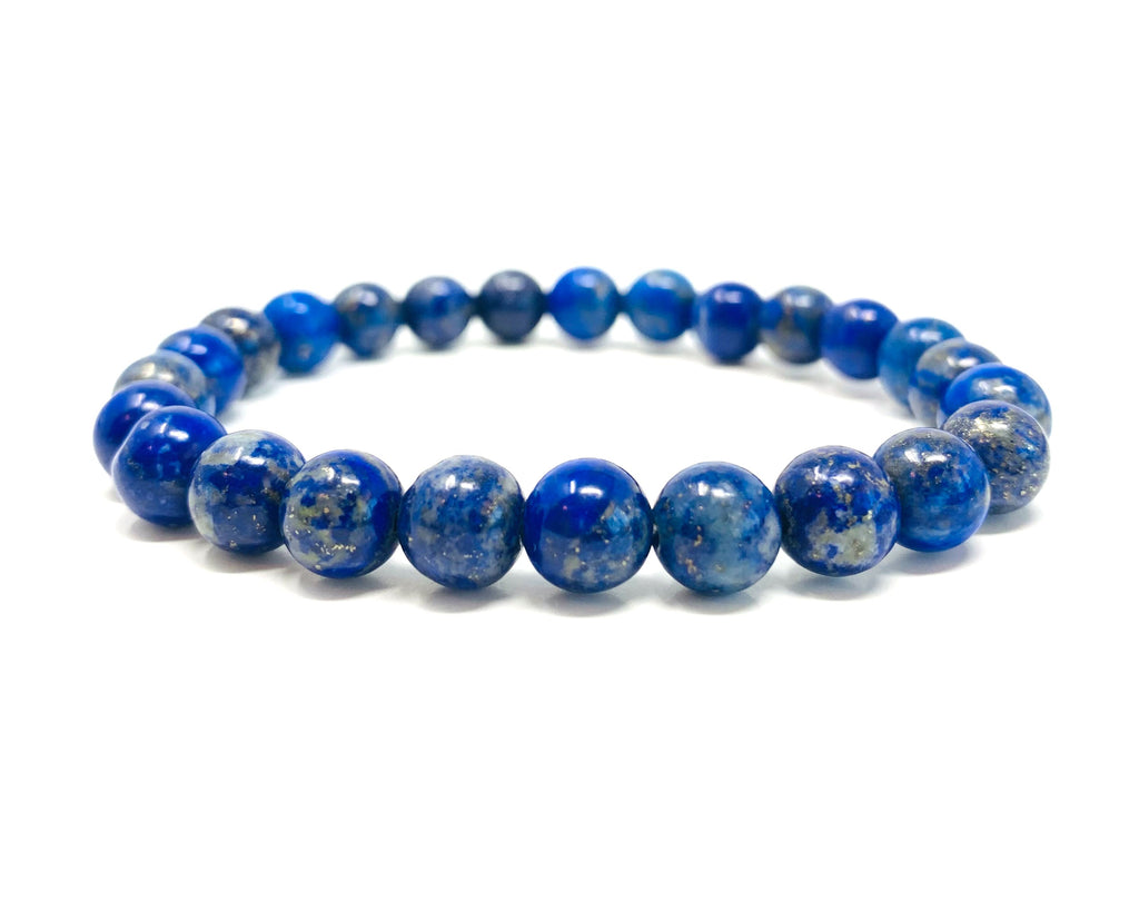 Lapis Lazuli Beaded Crystal Bracelet-1