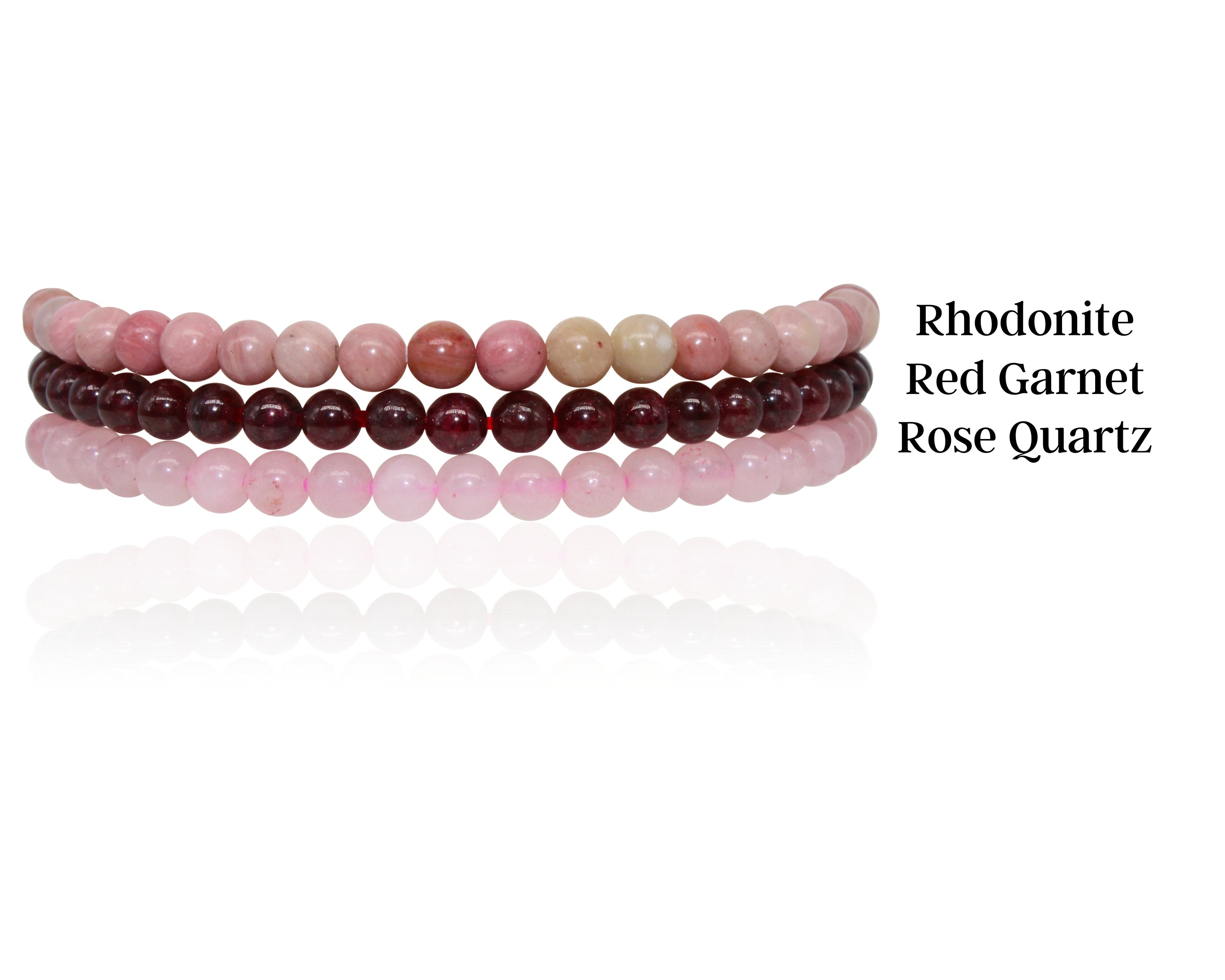 Love Romance Compassion Stackable Crystal Bracelet Set-4