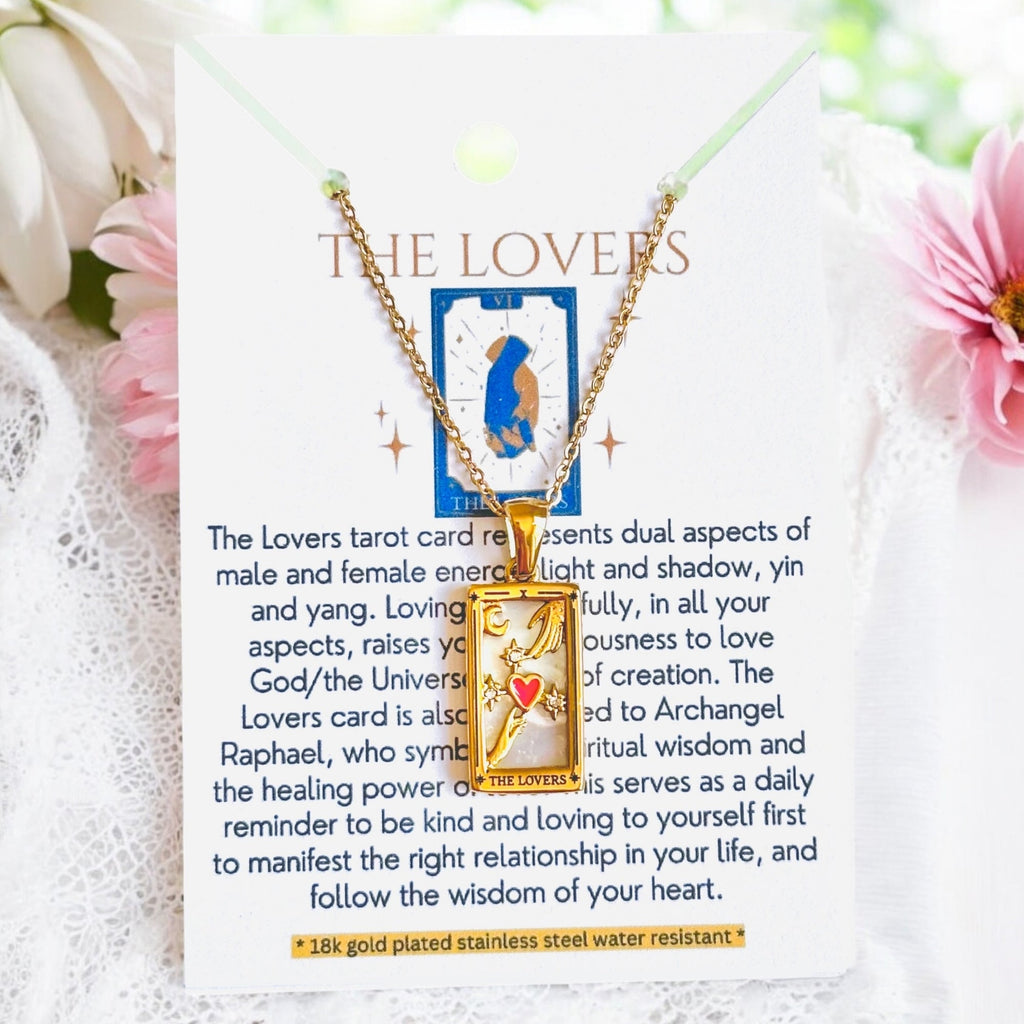 Tarot Card Necklaces - 18K Gold Plated, Waterproof-2